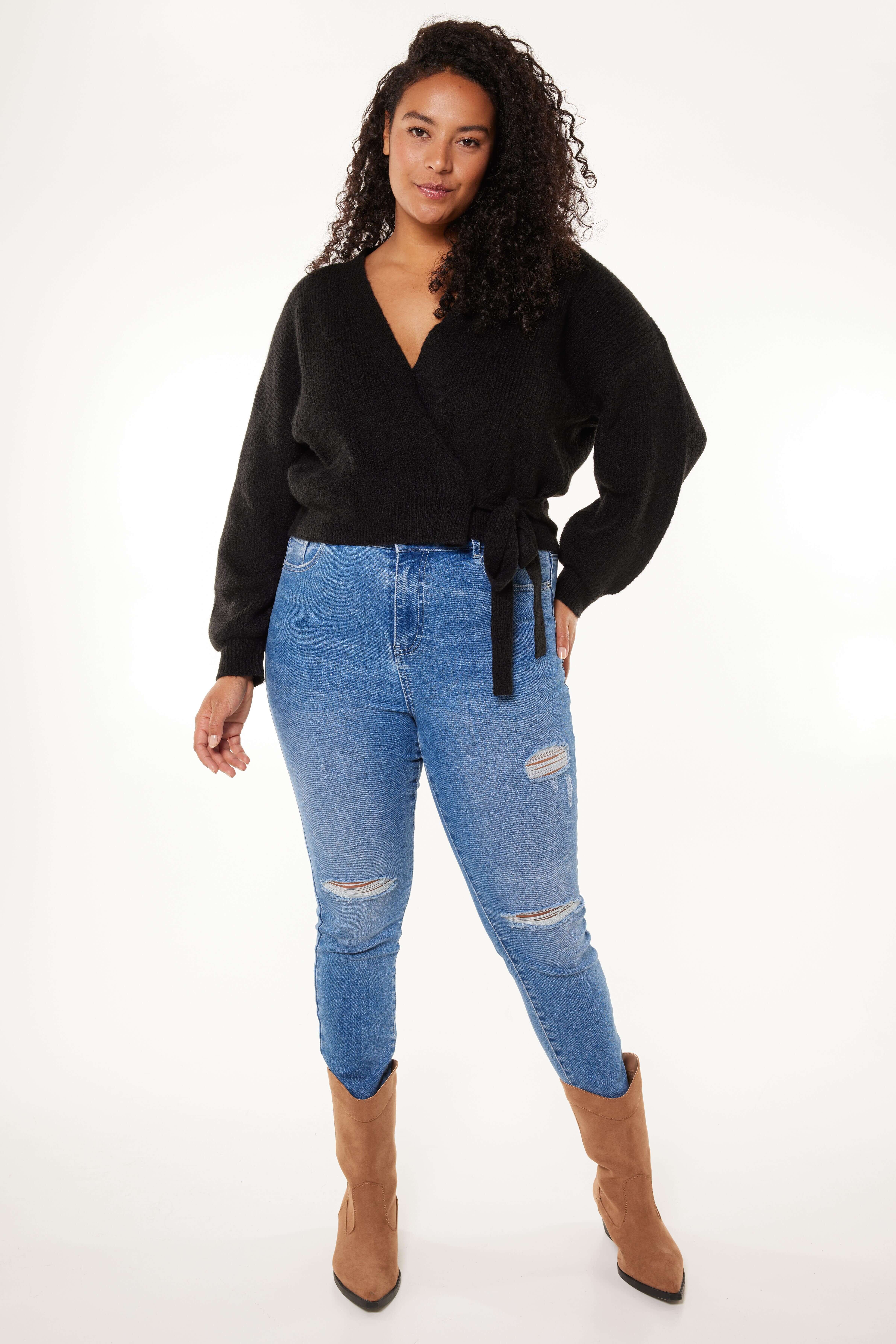 Gebreid wikkelvest image number 5