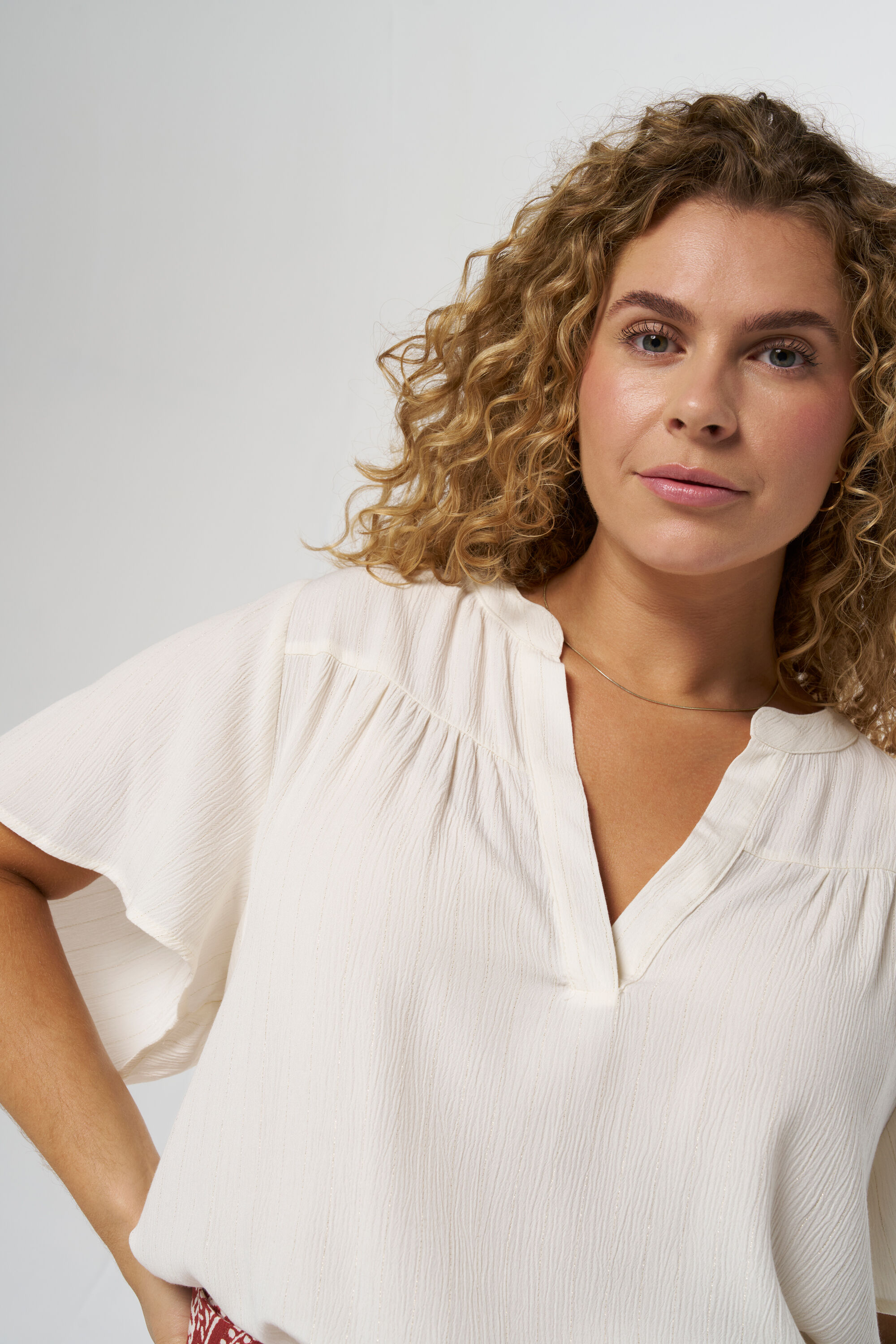 Blouse met vlindermouwen image number 4