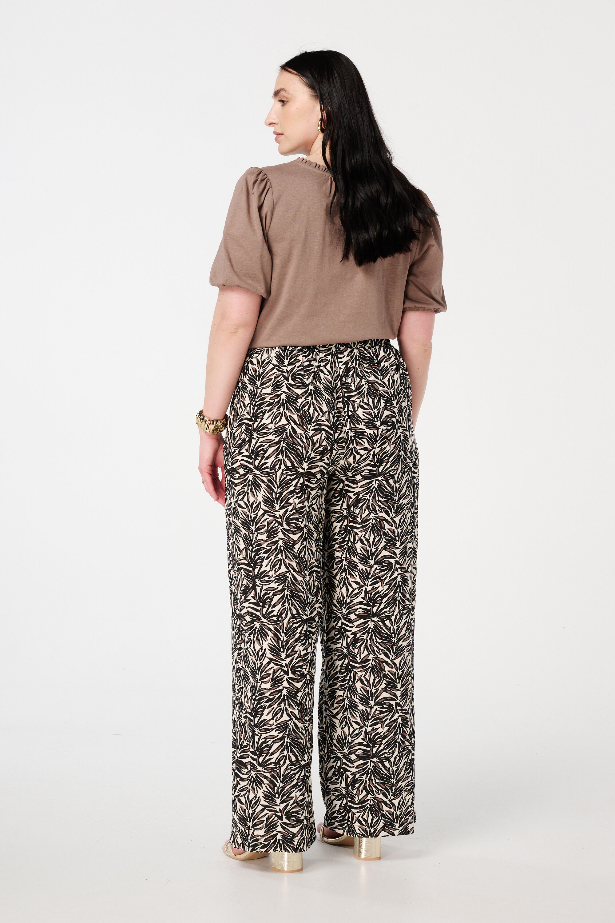 Luchtige broek met print image number 3