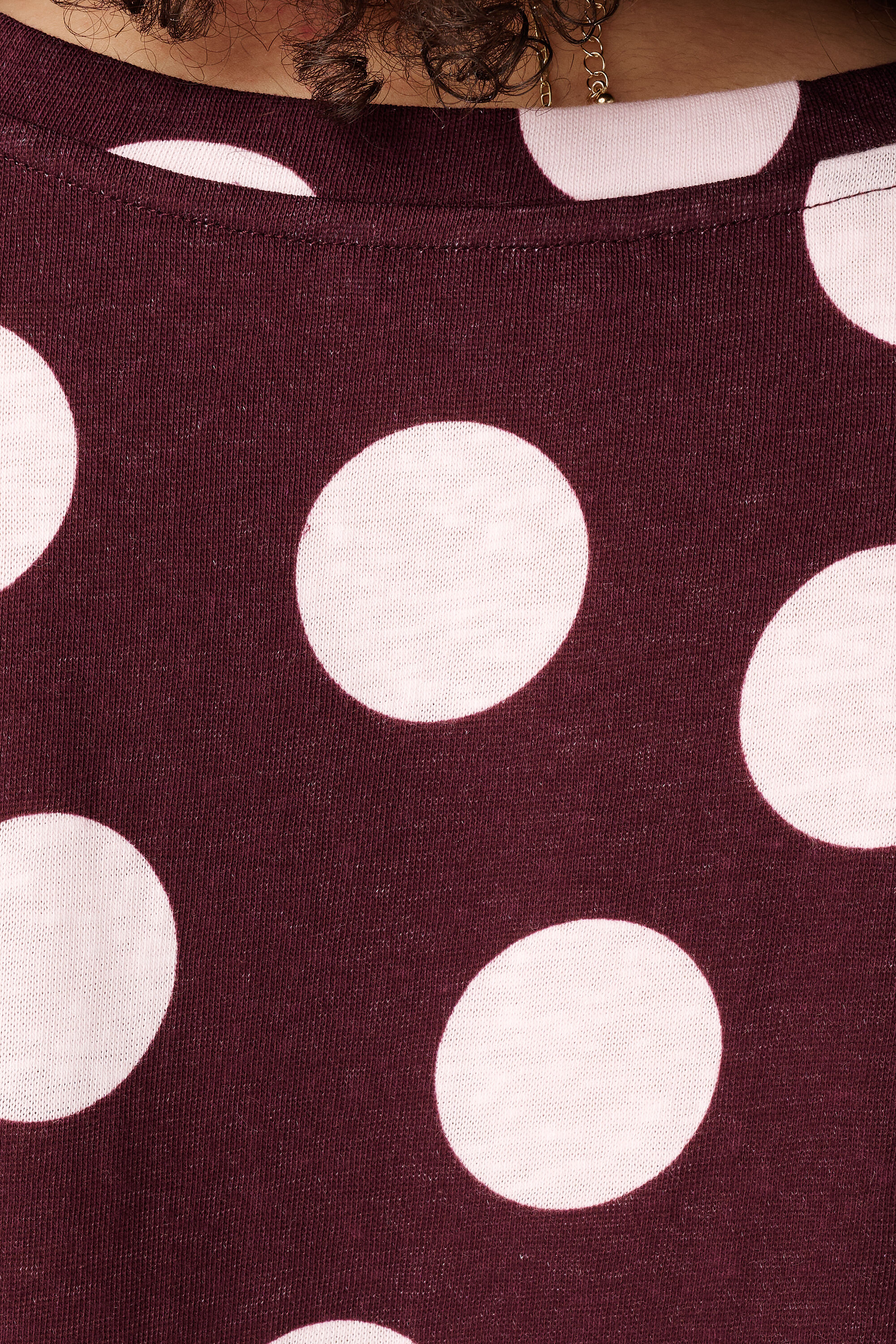 T-shirt met V-hals image number 6