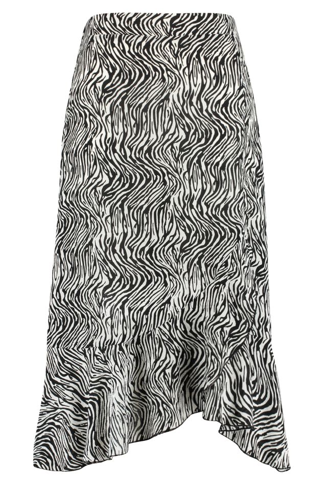 Midi rok met print image number 1