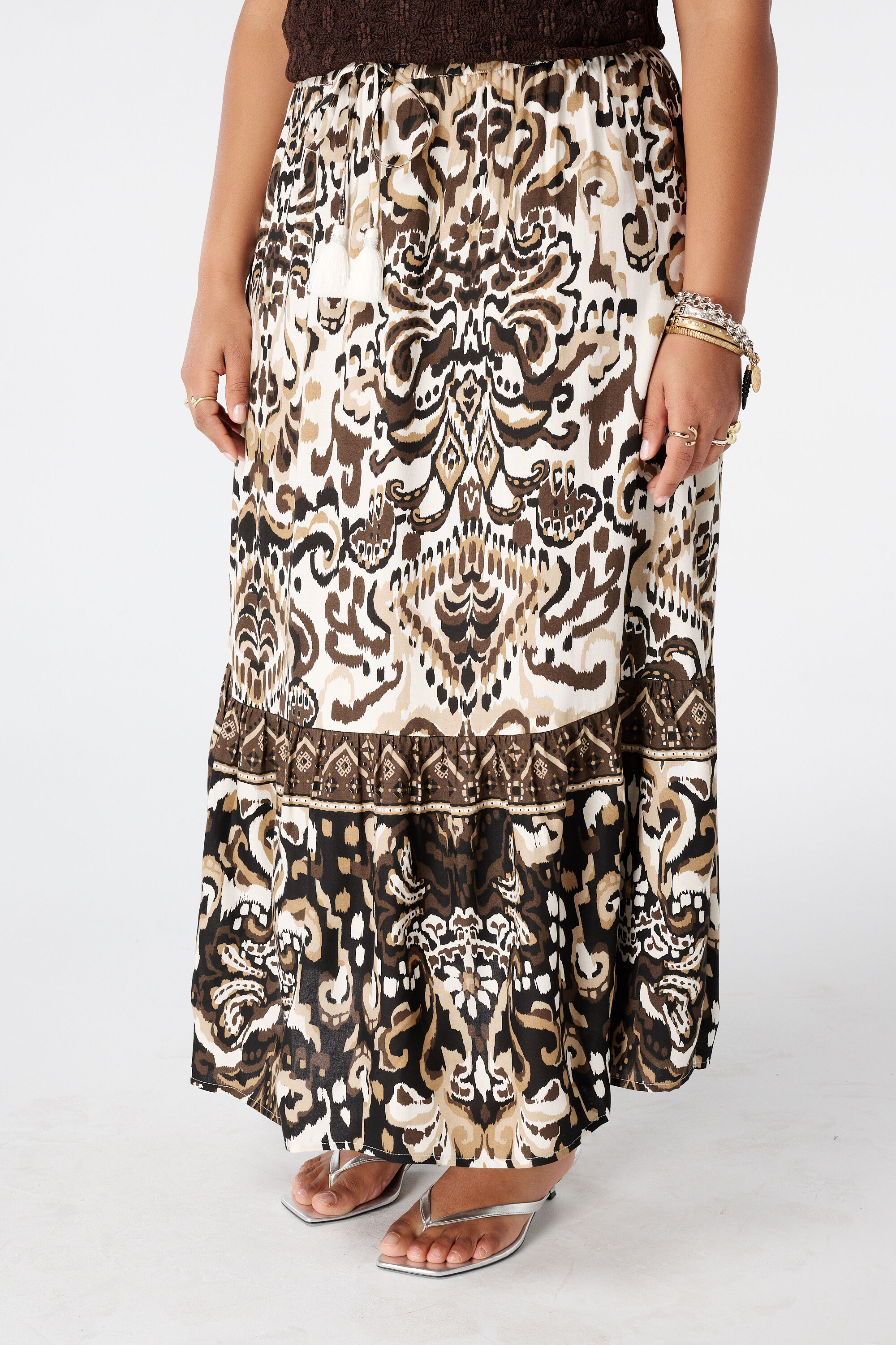 Maxi rok met print image number 5