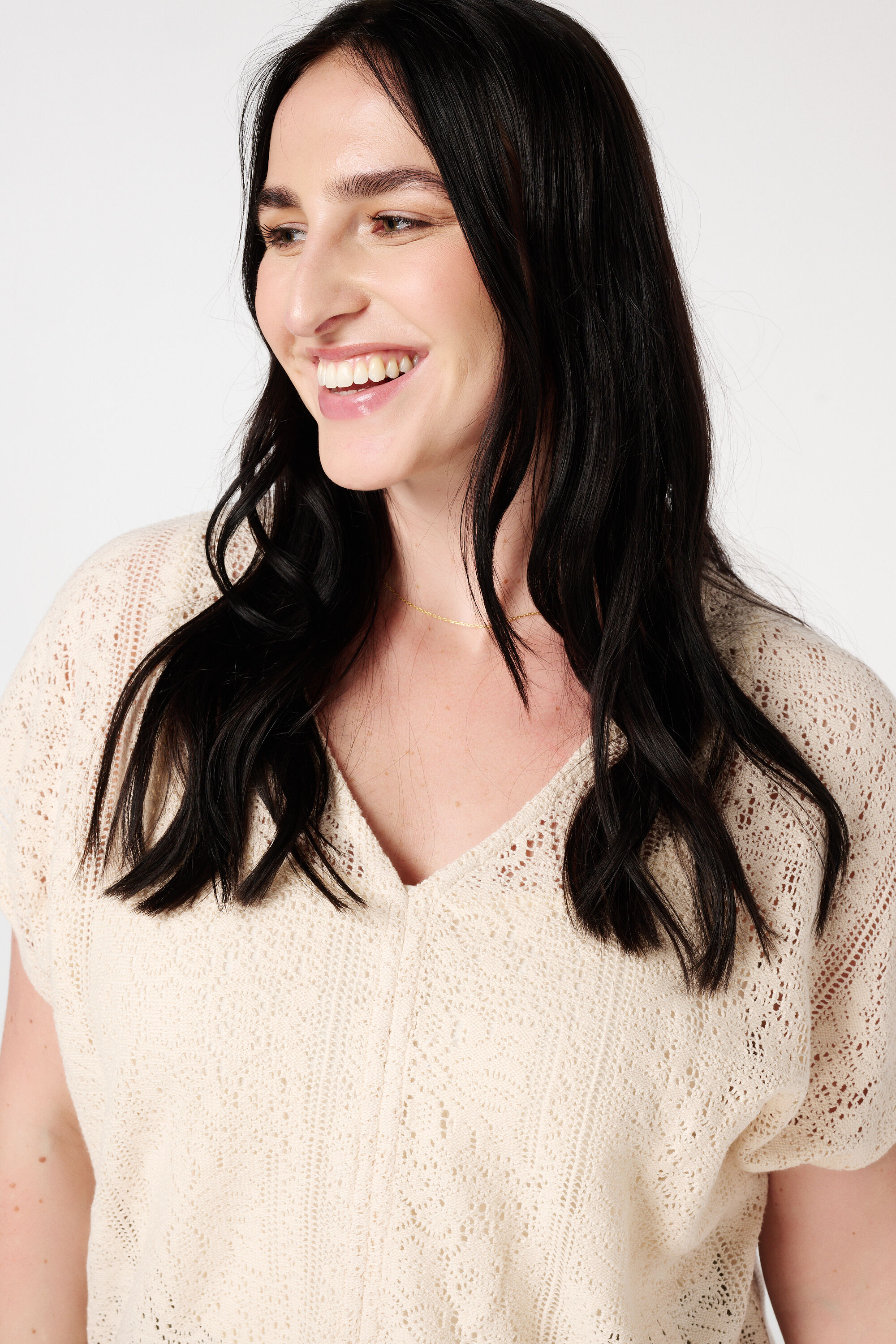 Top avec motif ajour&eacute; image number 4