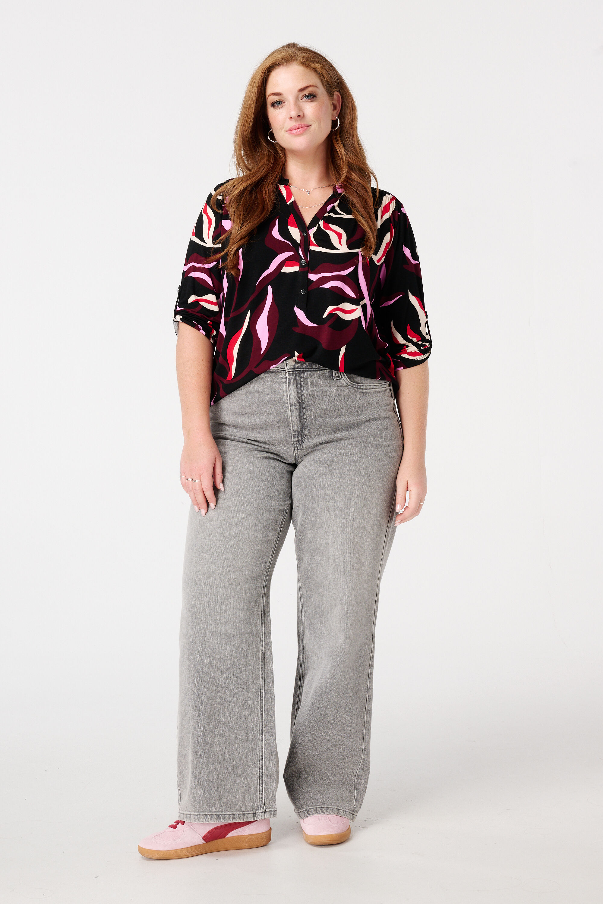 Top en jersey imprim&eacute; image number 5