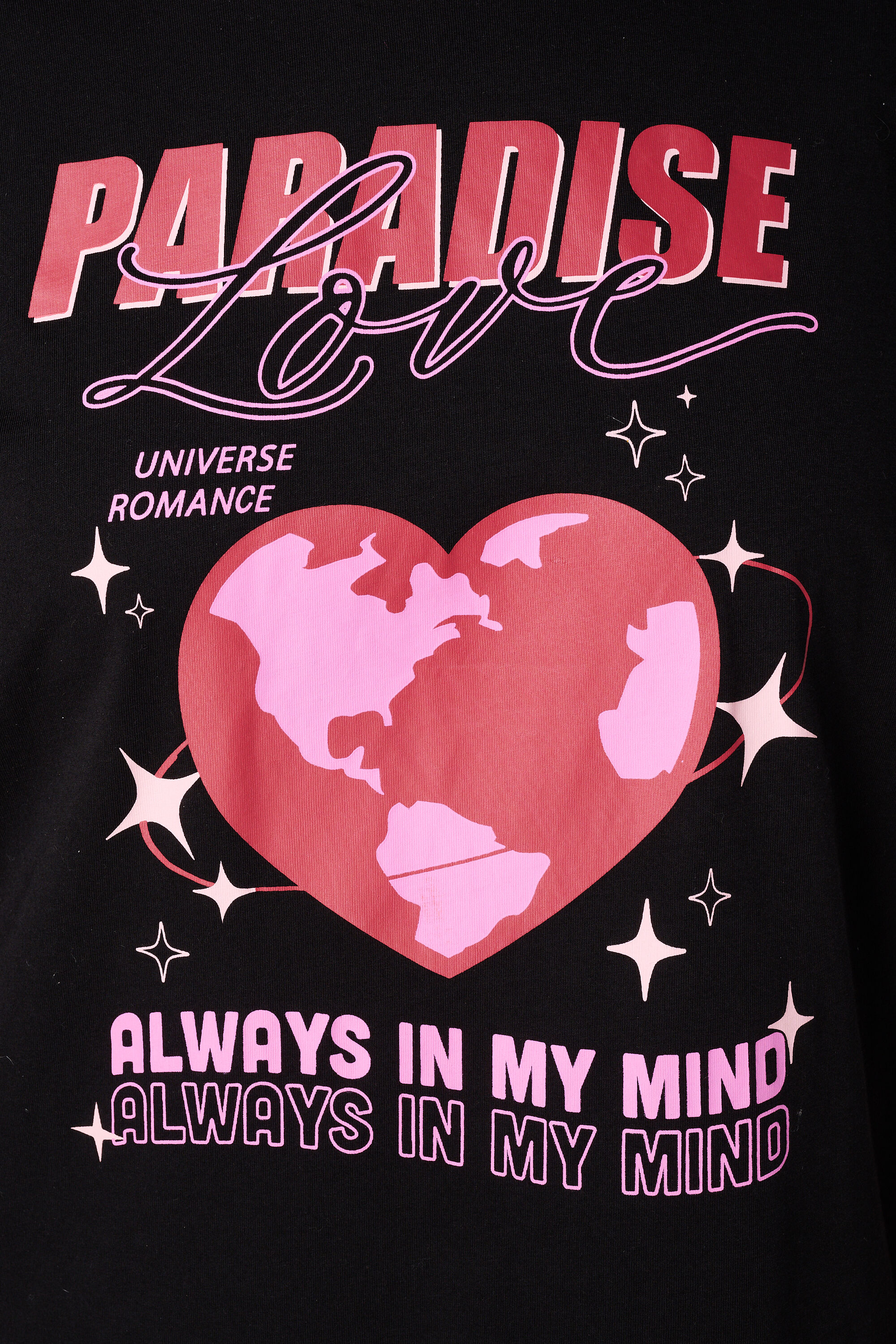 Oversized t-shirt met pailletten mouwen image number 6