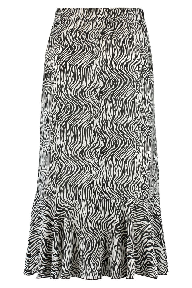 Midi rok met print image number 2