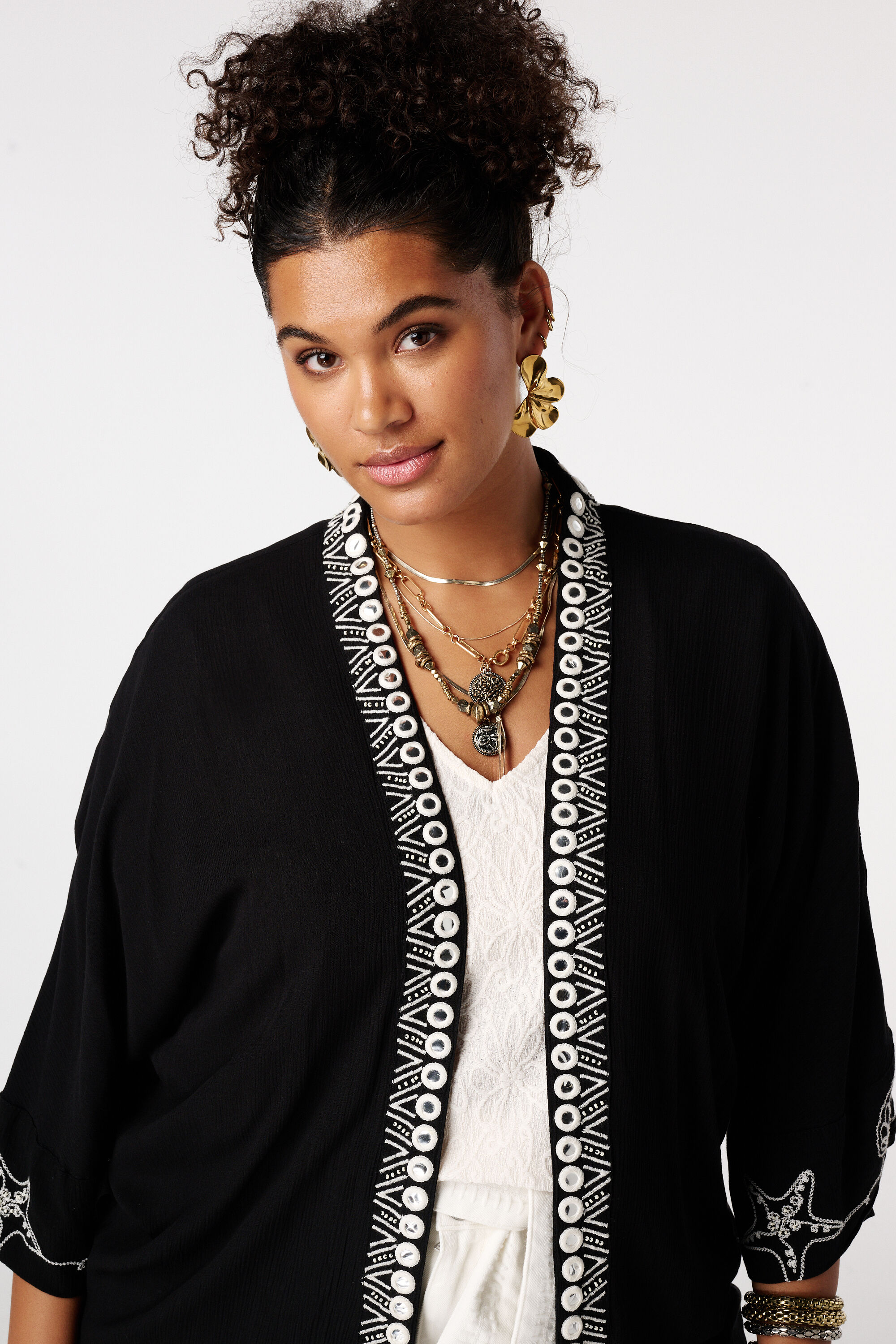 Kimono met broderie image number 4
