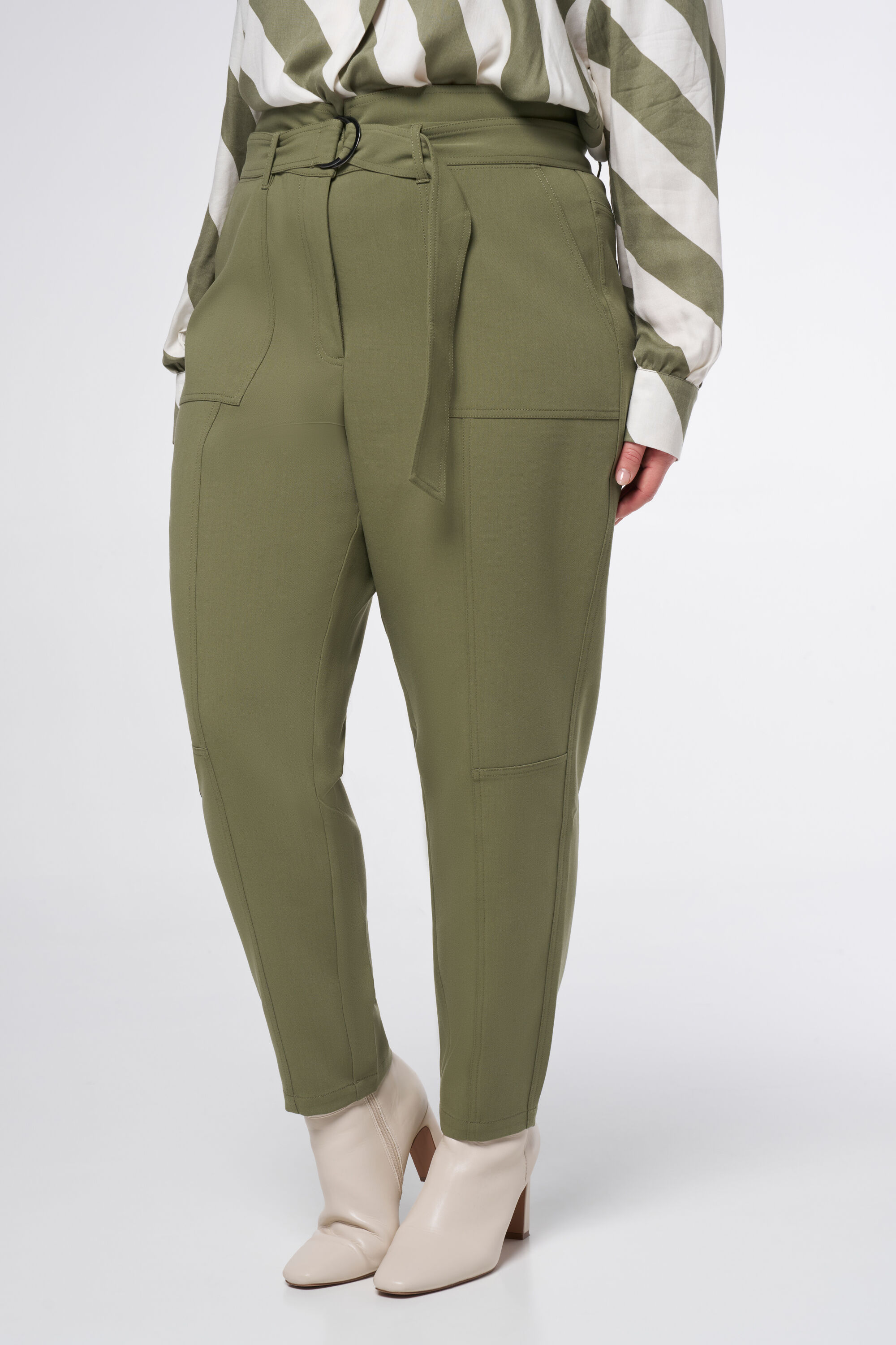 Paperbag broek met ceintuur image number 5