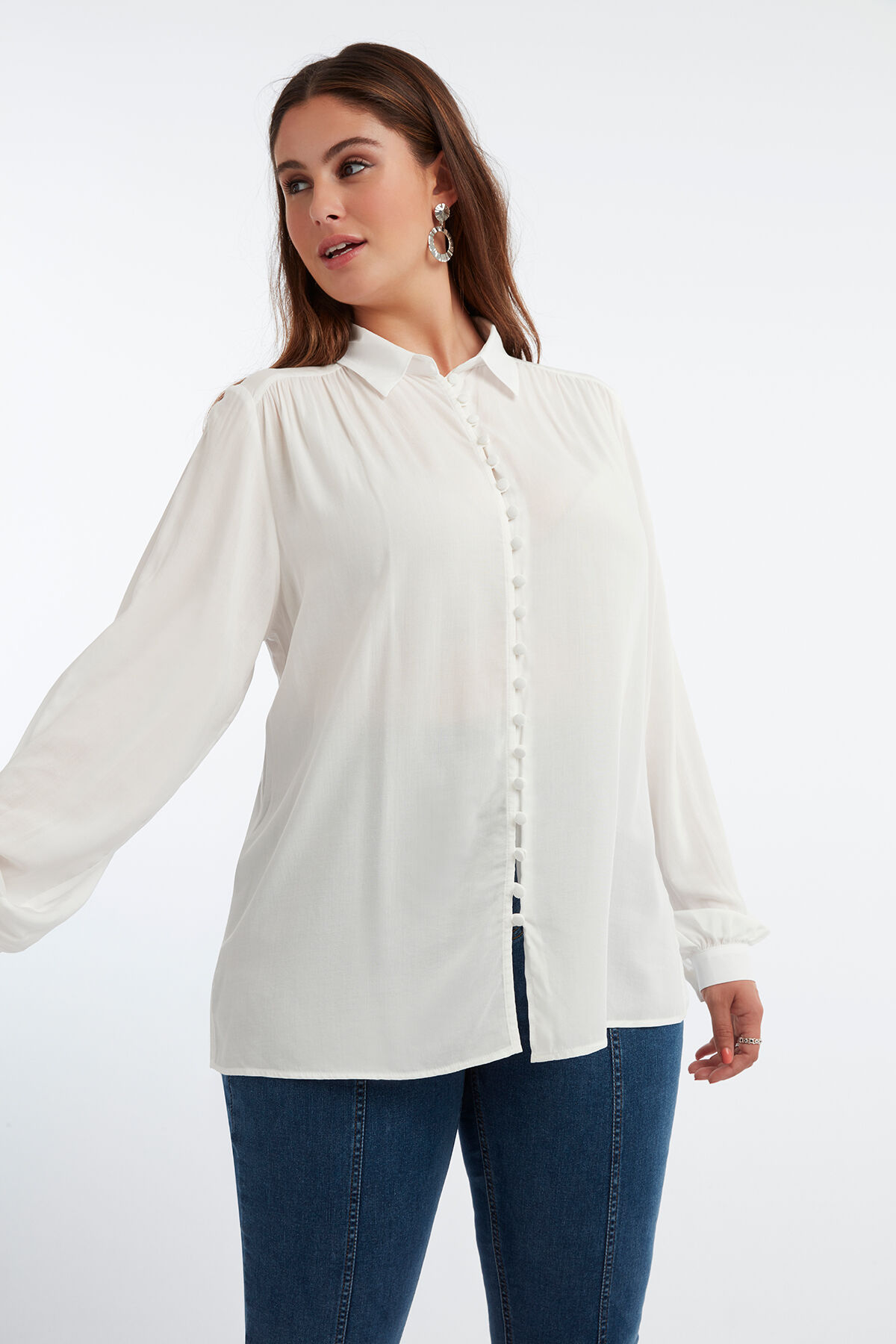 Witte blouse image number 5