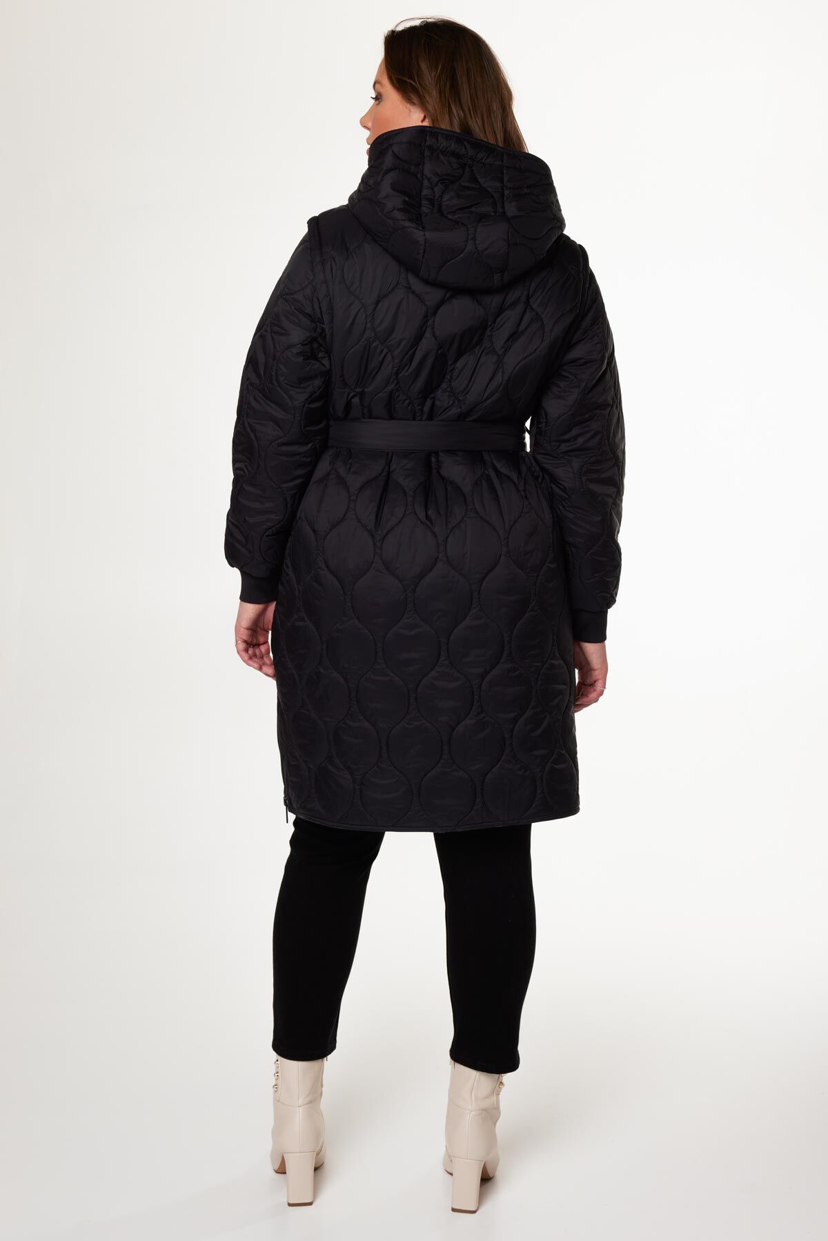 Veste matelass&eacute;e avec manches amovibles image number 3