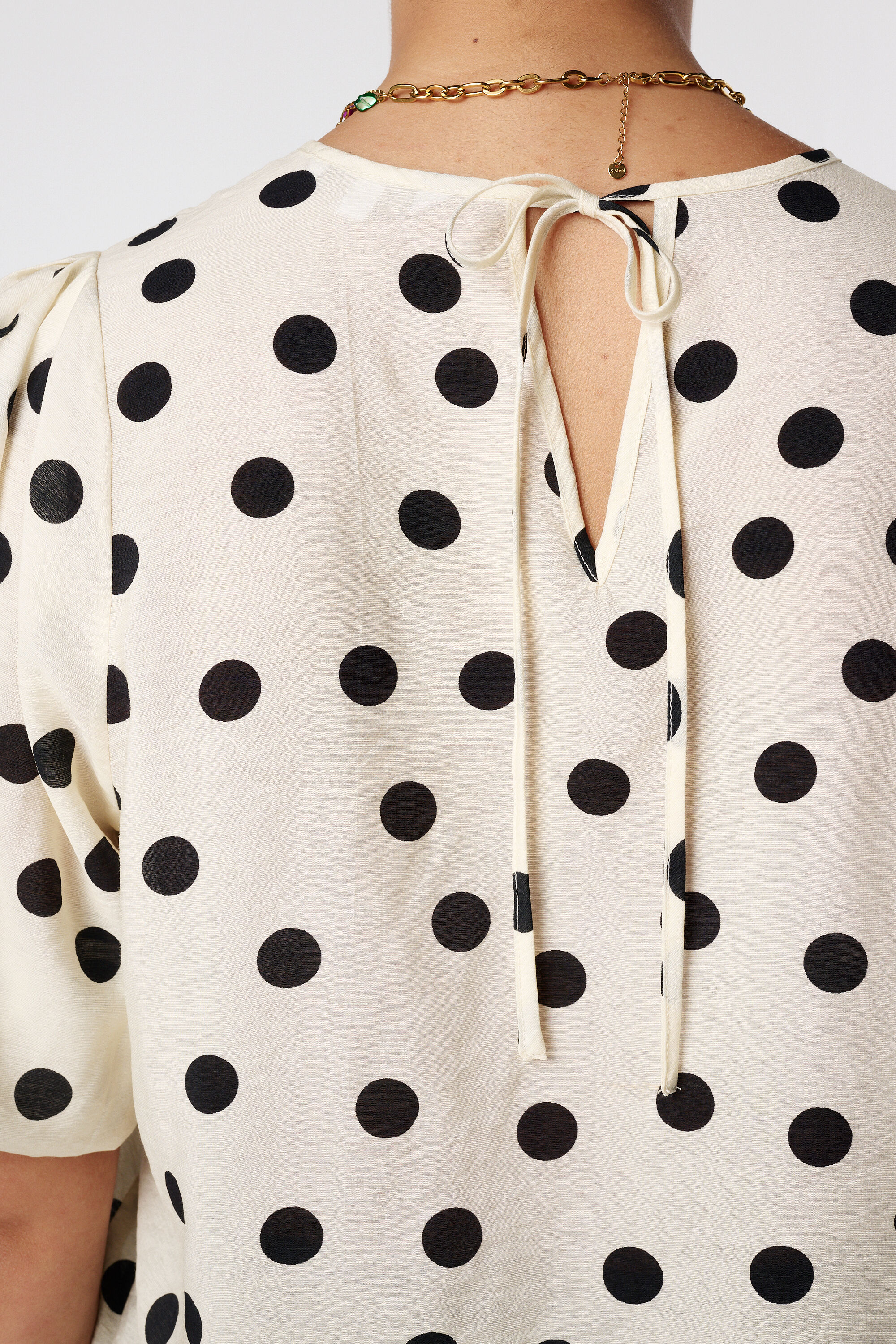 Chemisier &agrave; pois image number 6