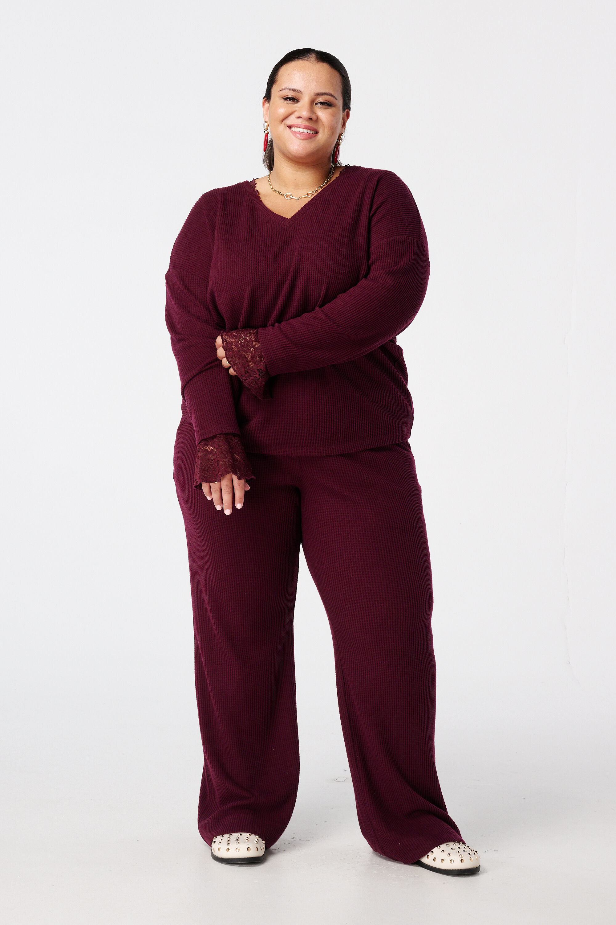 Fijn gebreide trui image number 5