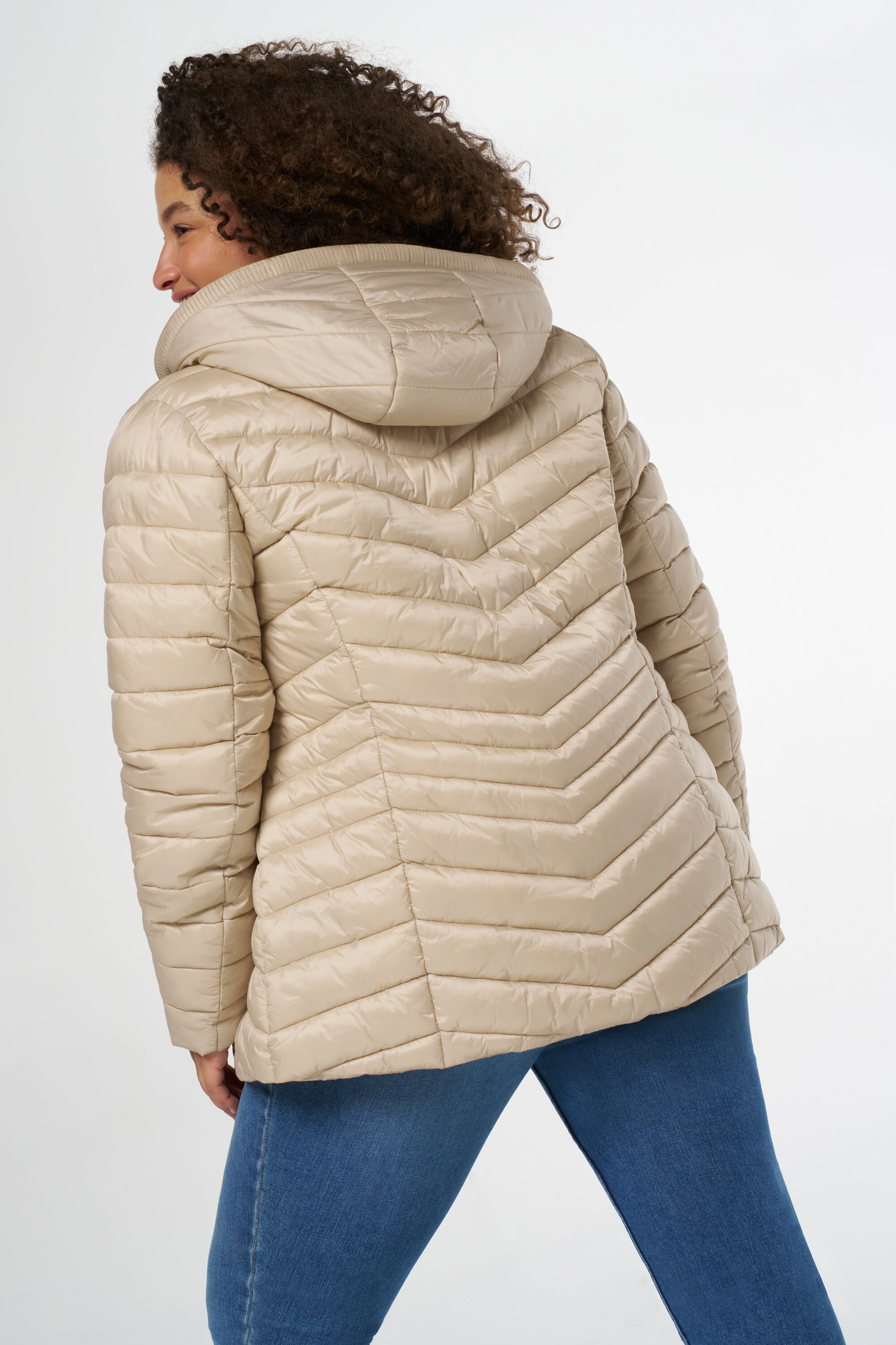 Licht gewatteerde jas image number 3