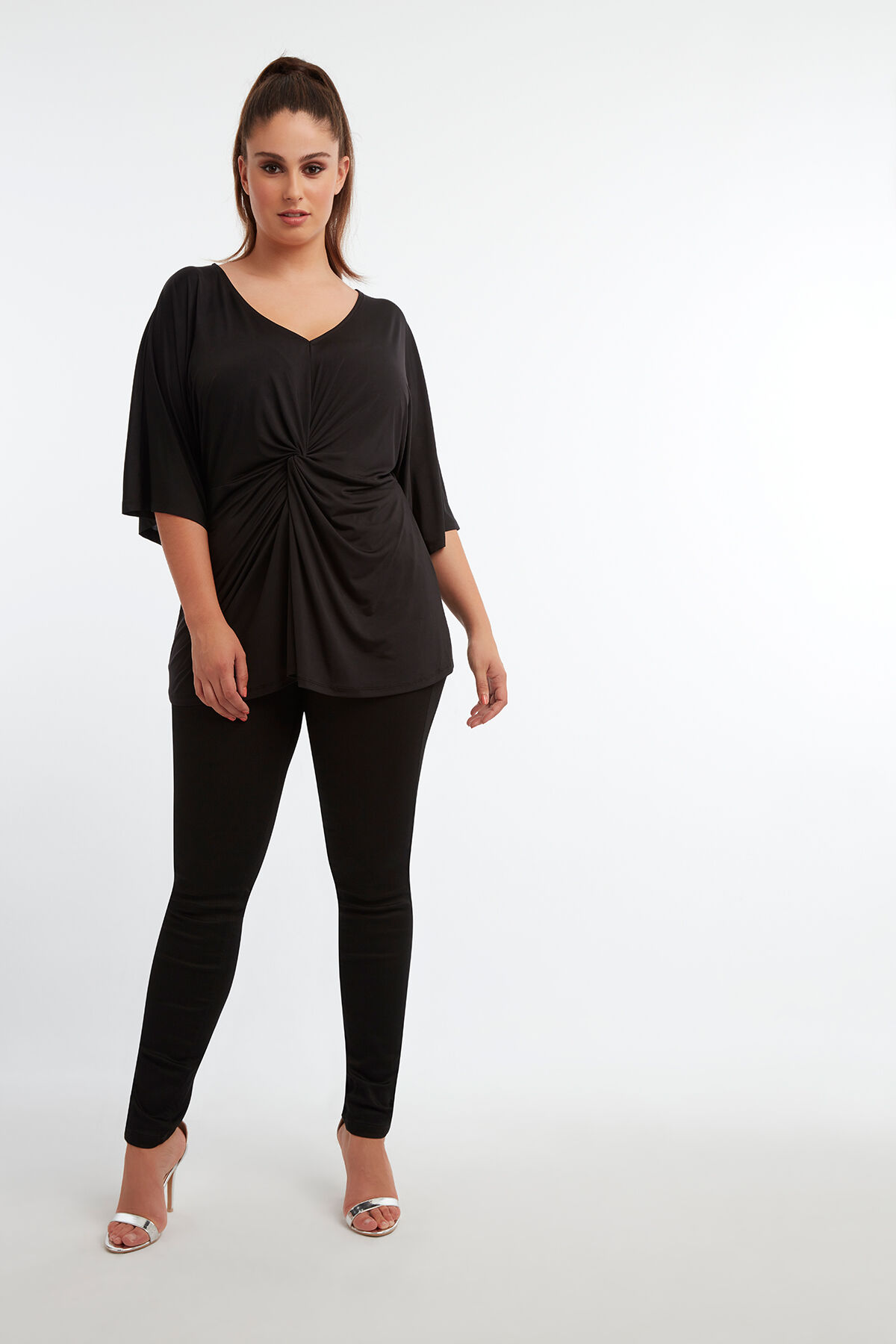 Top met V-hals image number 3