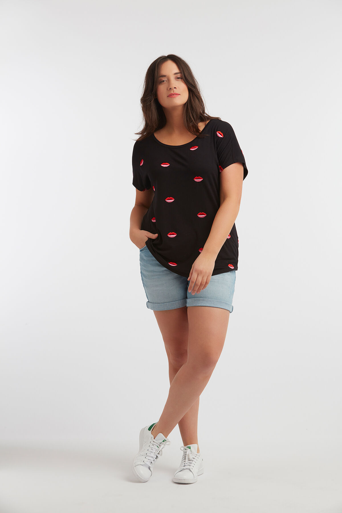 Denim short image number 4