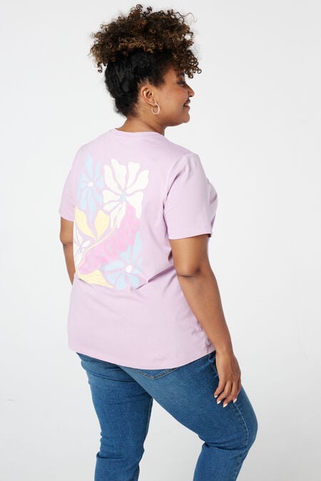 T-shirt met flowerprint T-shirt met flowerprint