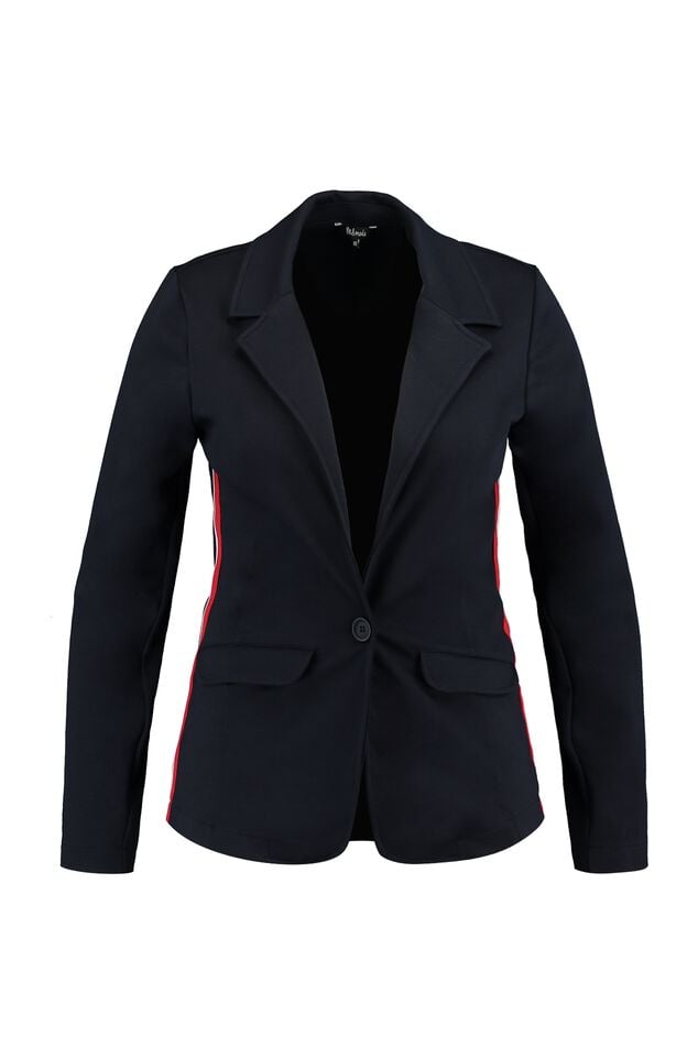Blazer met gestreepte bies image number 1