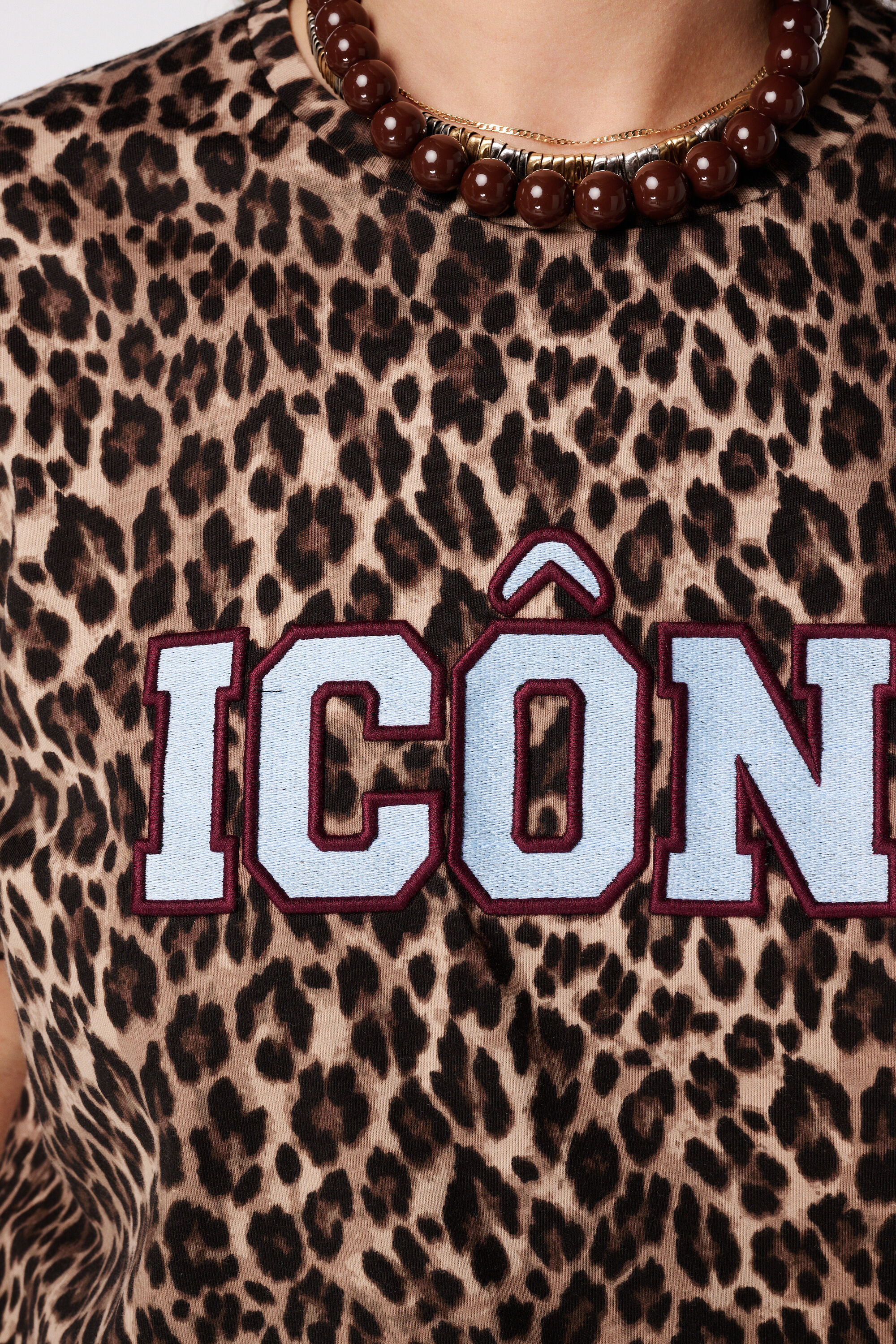 T-shirt met animal print image number 6