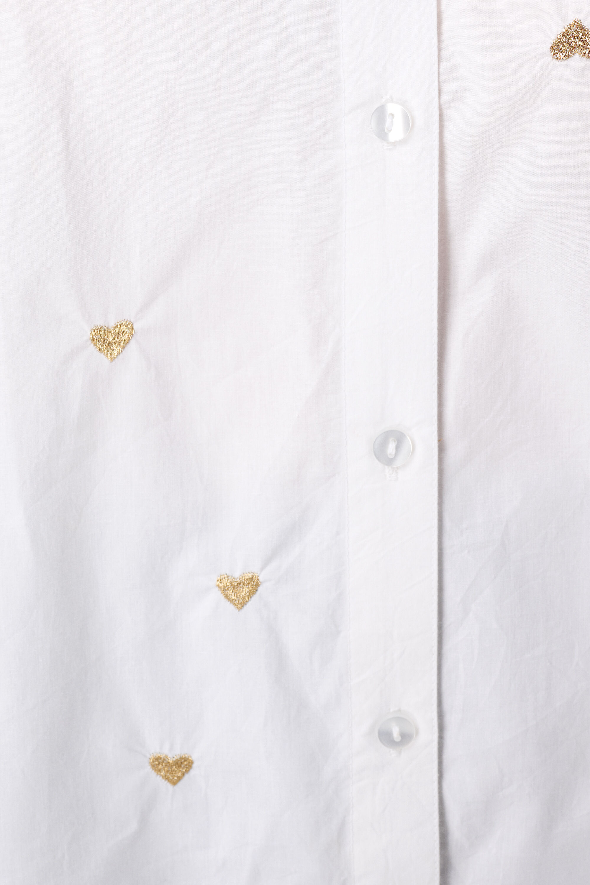 Chemisier avec c&oelig;urs brod&eacute;s image number 6