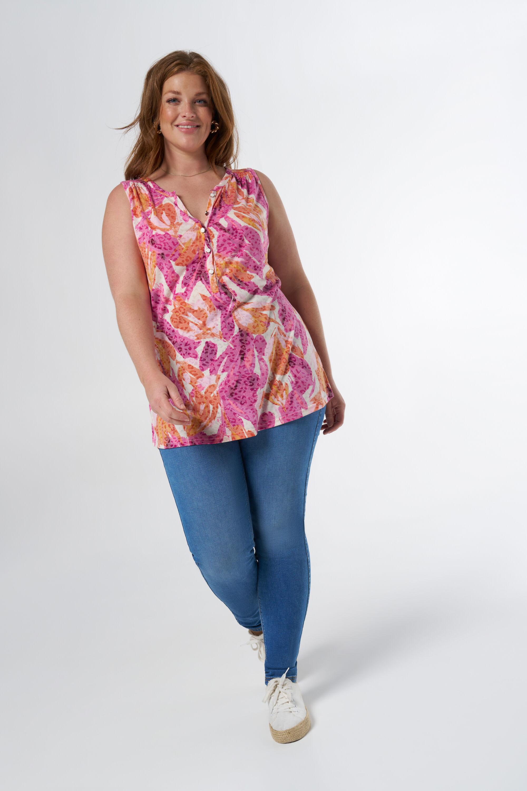 Top sans manches en stretch image number 5