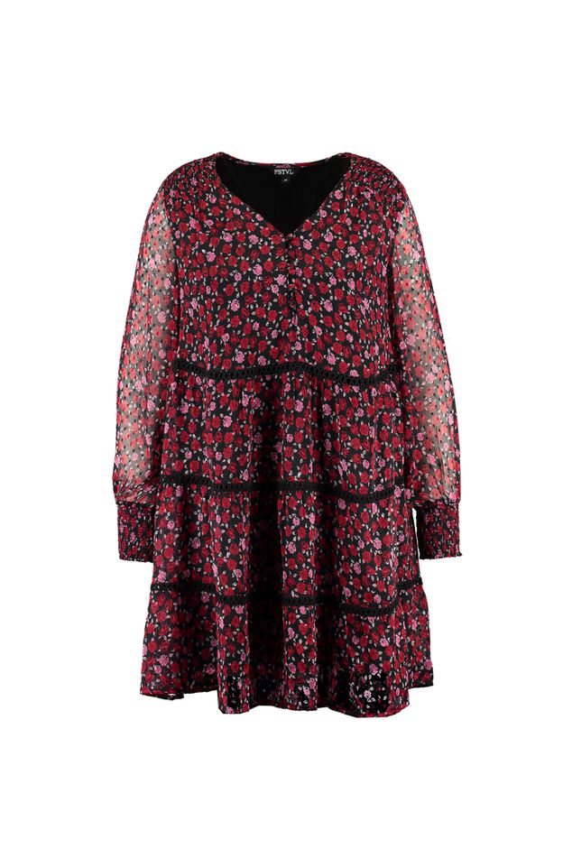 Bloemenjurk met smok details image number 1