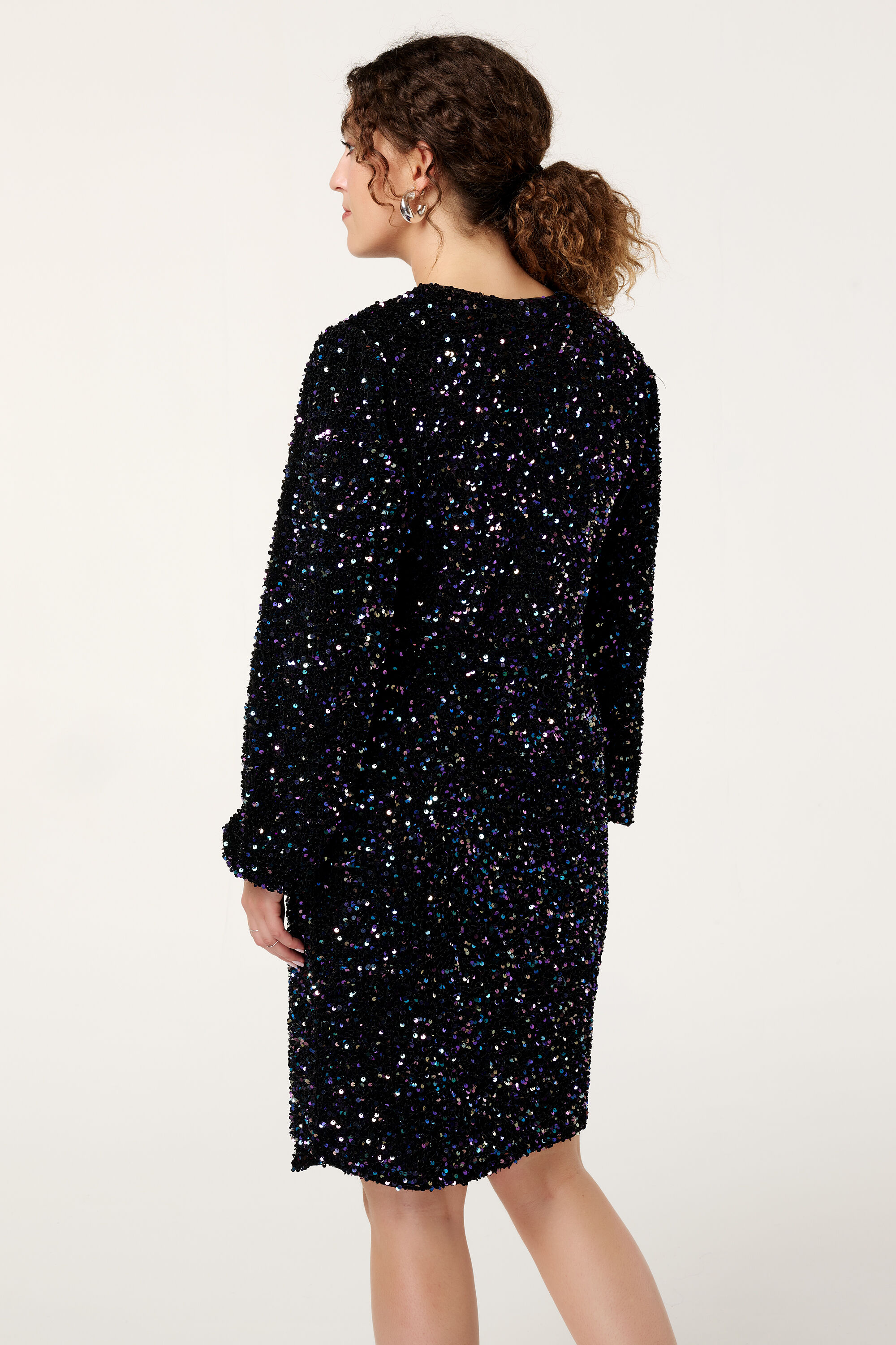 Jurk met pailletten image number 3
