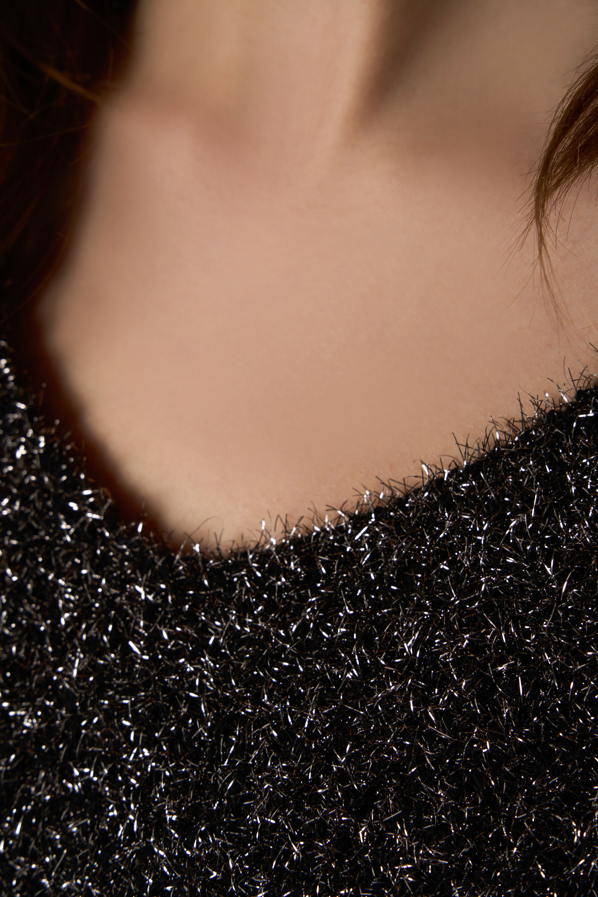 Trui met zilver details en structuur image number 4