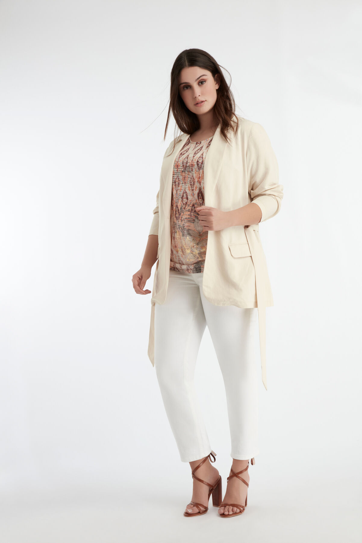 Blazer met ceintuur image number 5