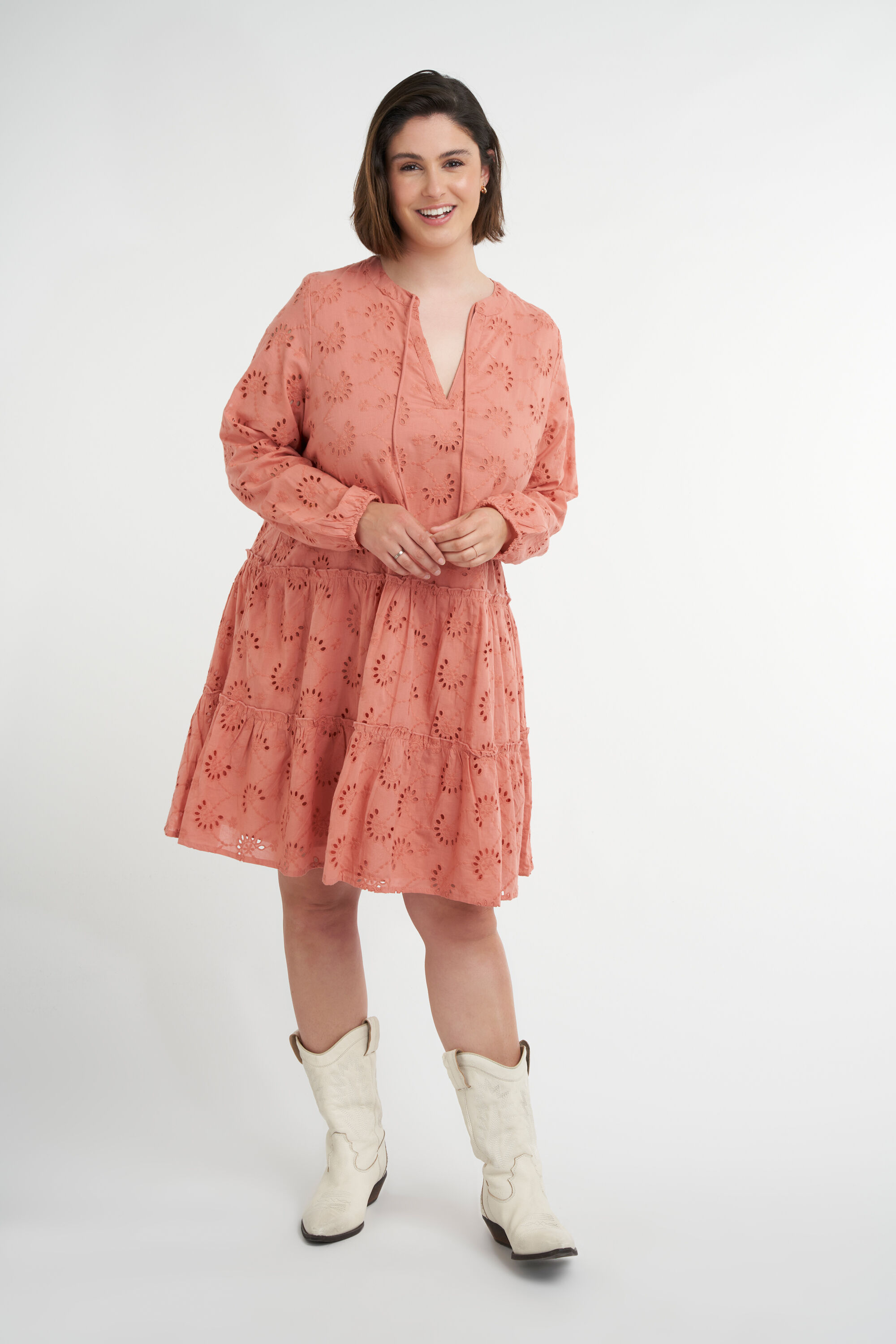 Robe coupe trap&egrave;ze image number 6