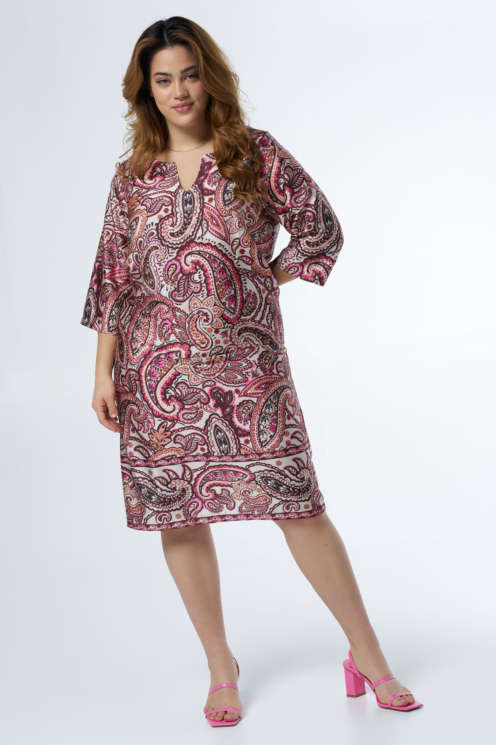Jurk met paisley print image number 0