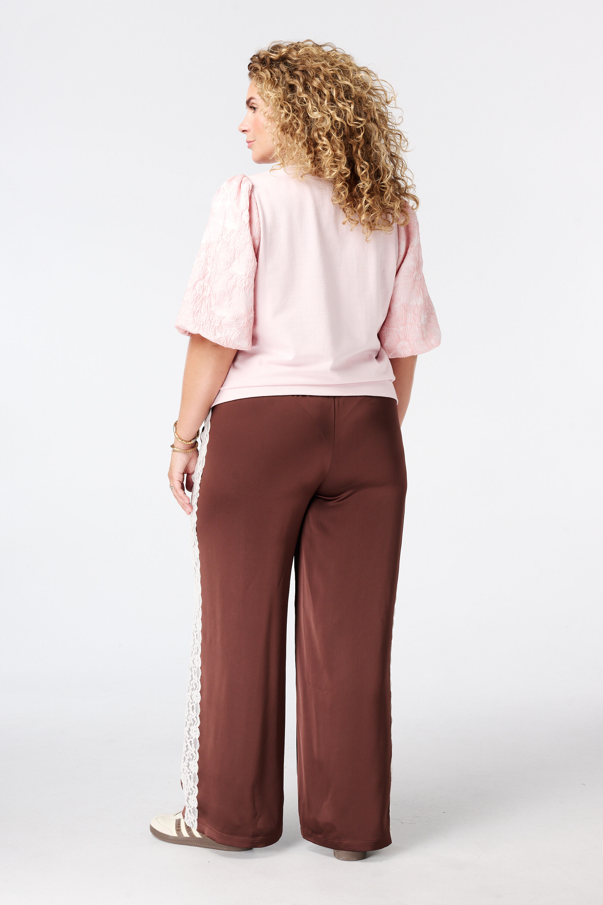 Broek met kanten zijkant image number 3