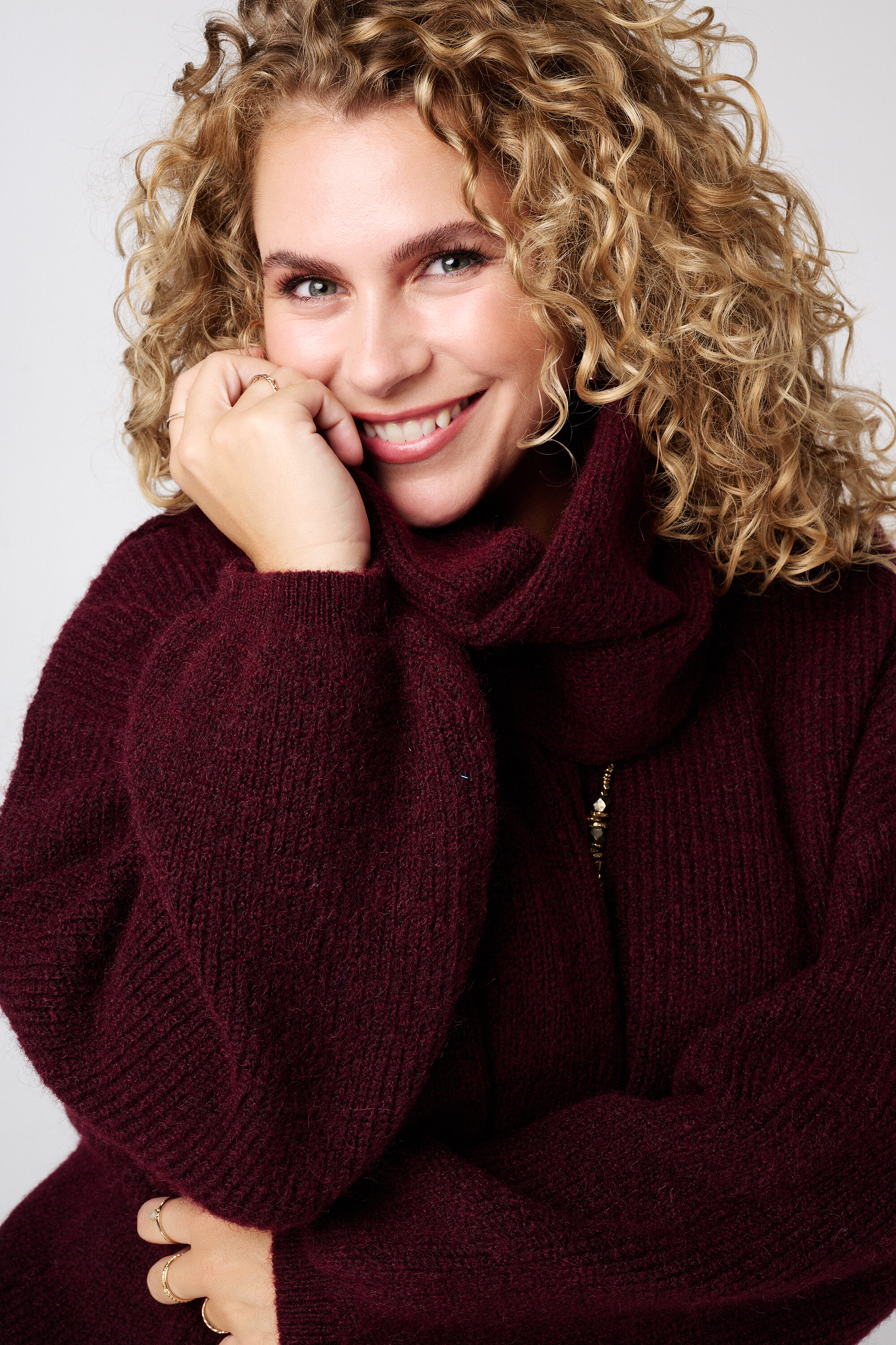 &Eacute;charpe tricot&eacute;e image number 2