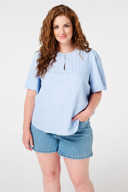 Blouse met ronde hals Blouse met ronde hals