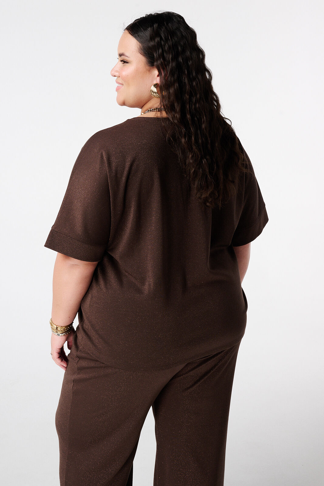 T-shirt met lurex image number 3