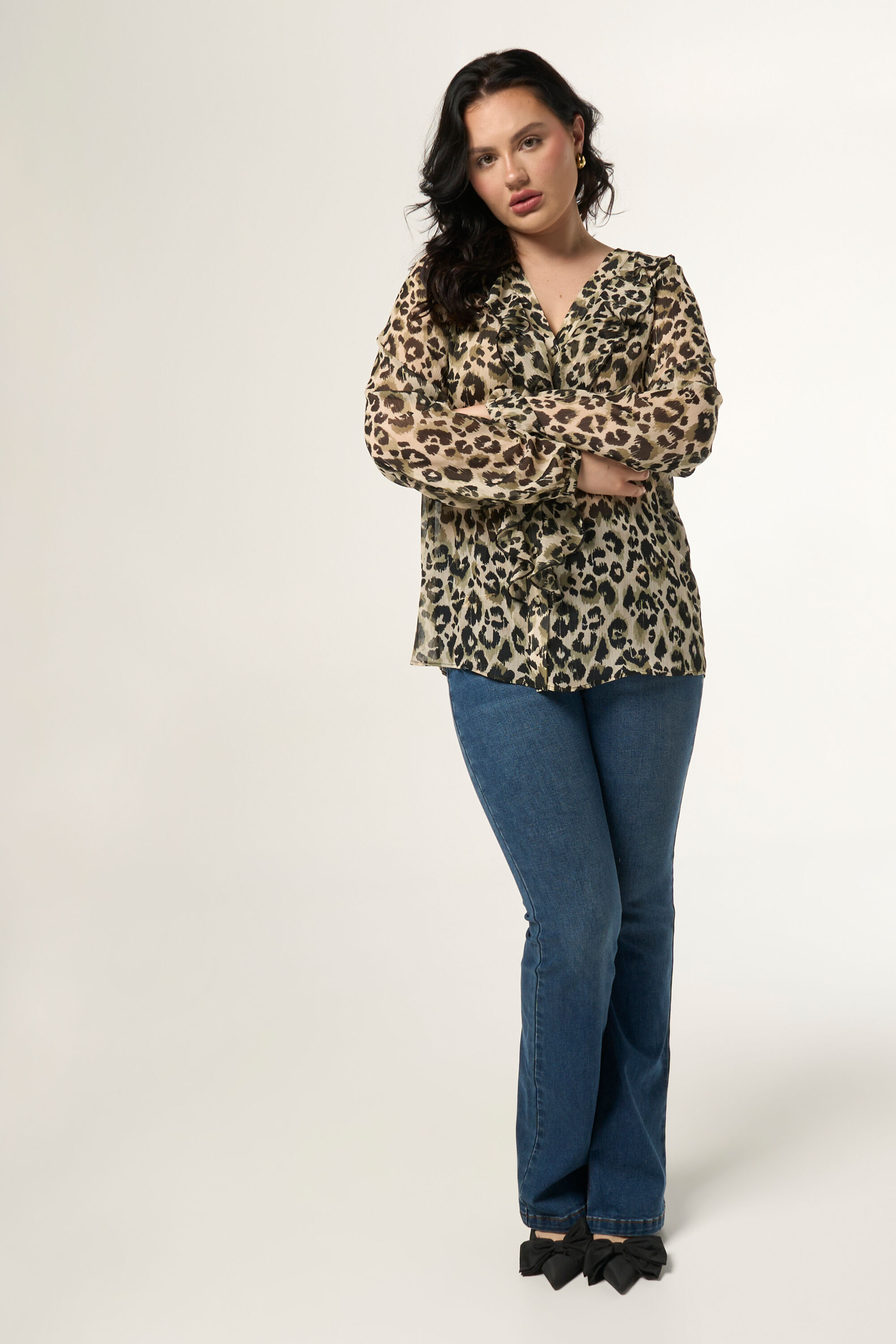 Chemisier &agrave; imprim&eacute; panth&egrave;re image number 5