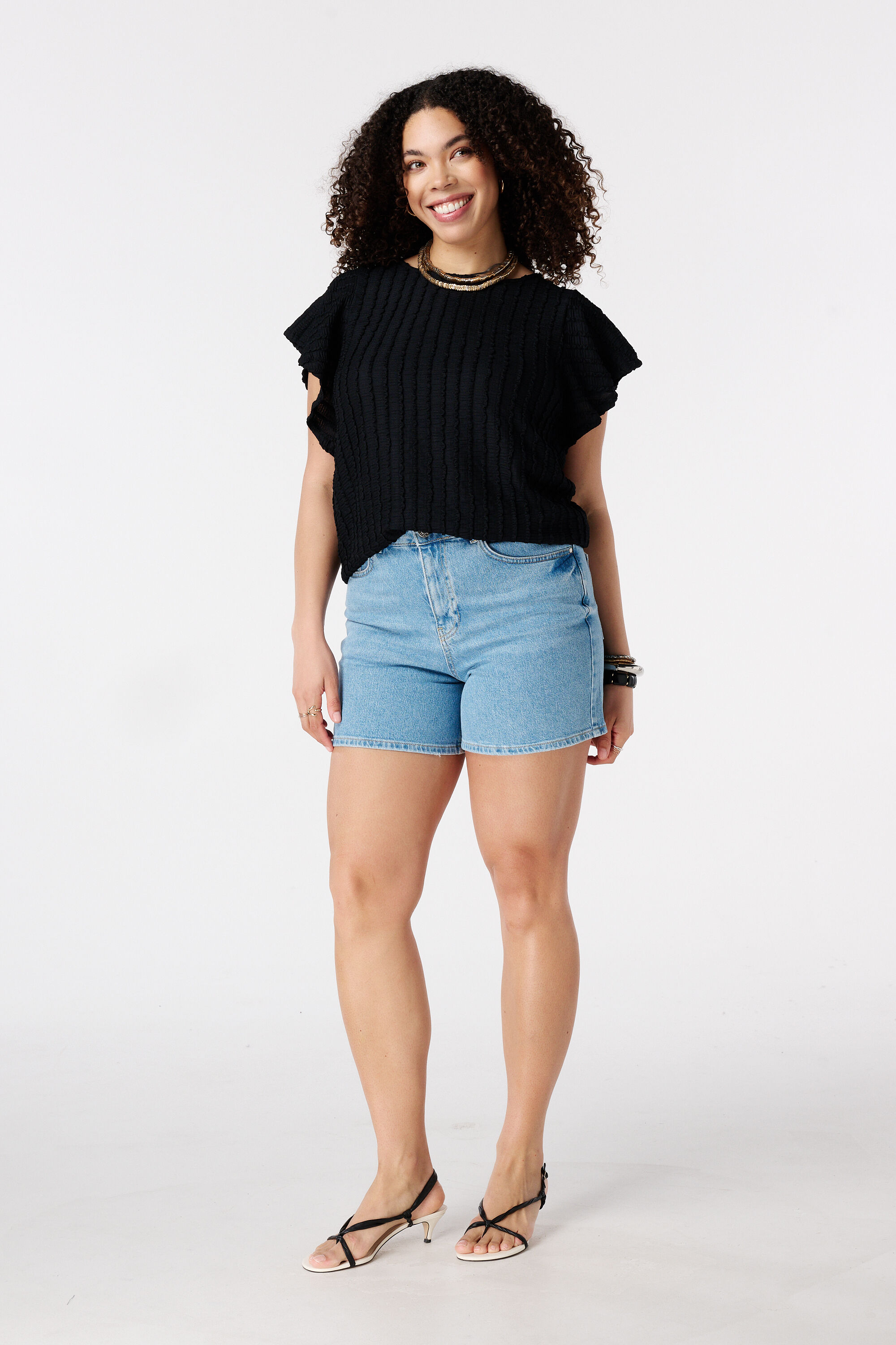 Top &agrave; manches papillon image number 5