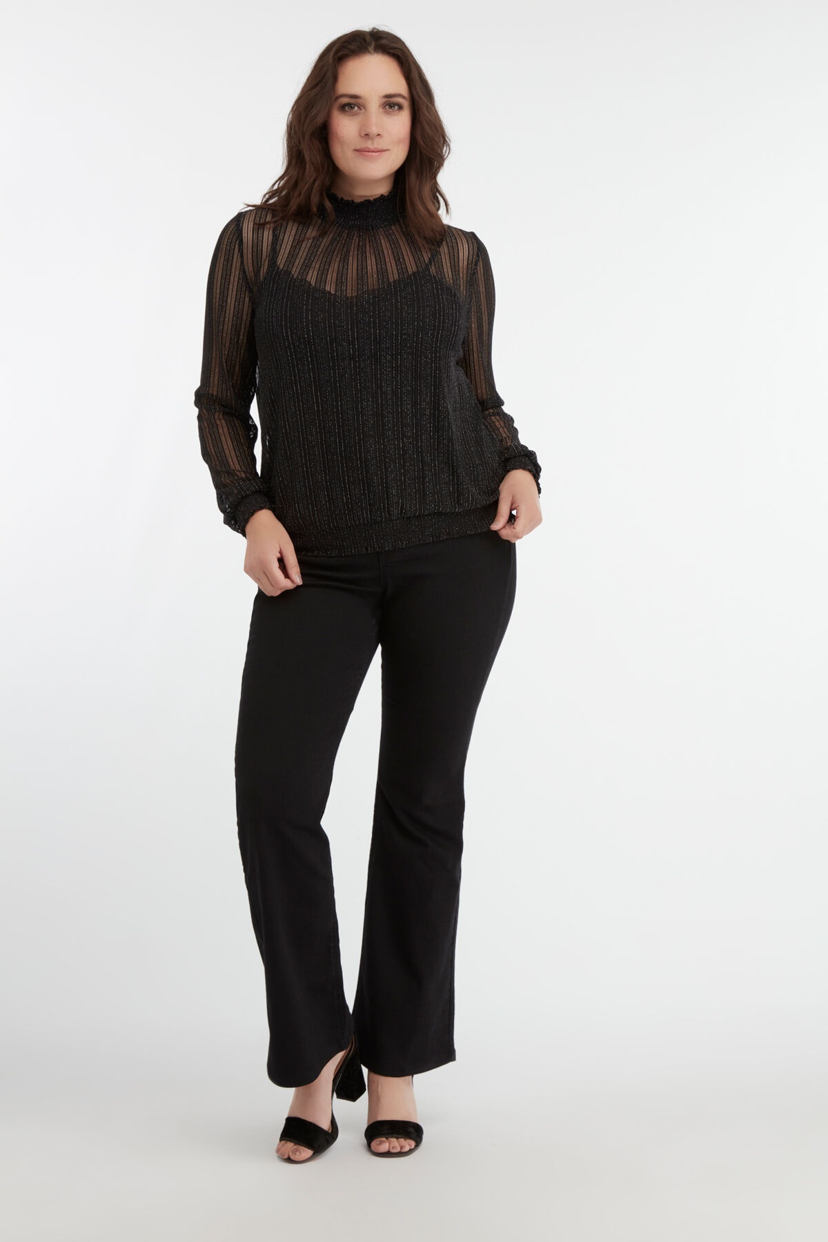 Top met opstaande kraag image number 5