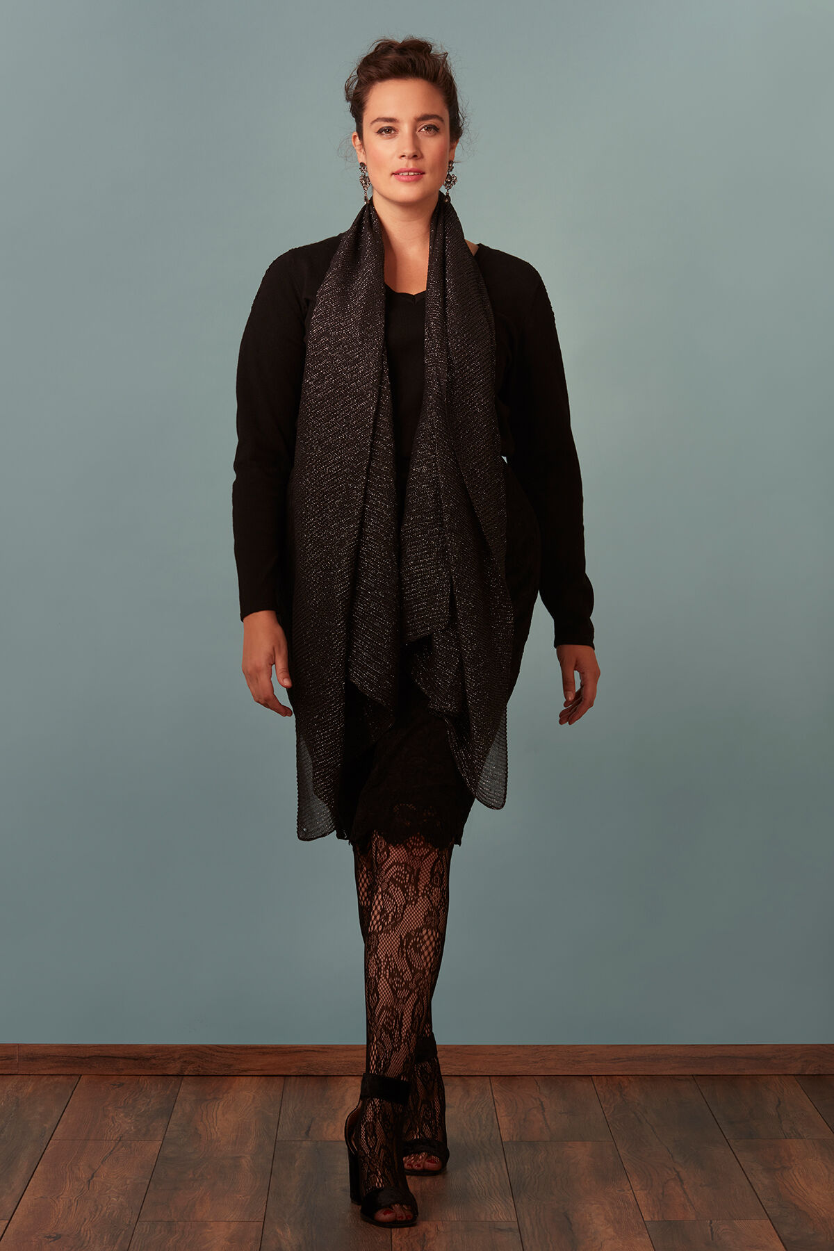 Sjaal met lurex image number 0