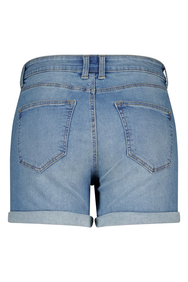 Denim shorts met stretch image number 2