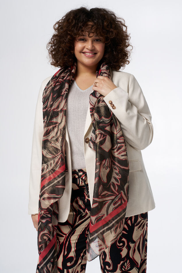Sjaal met print image number 4