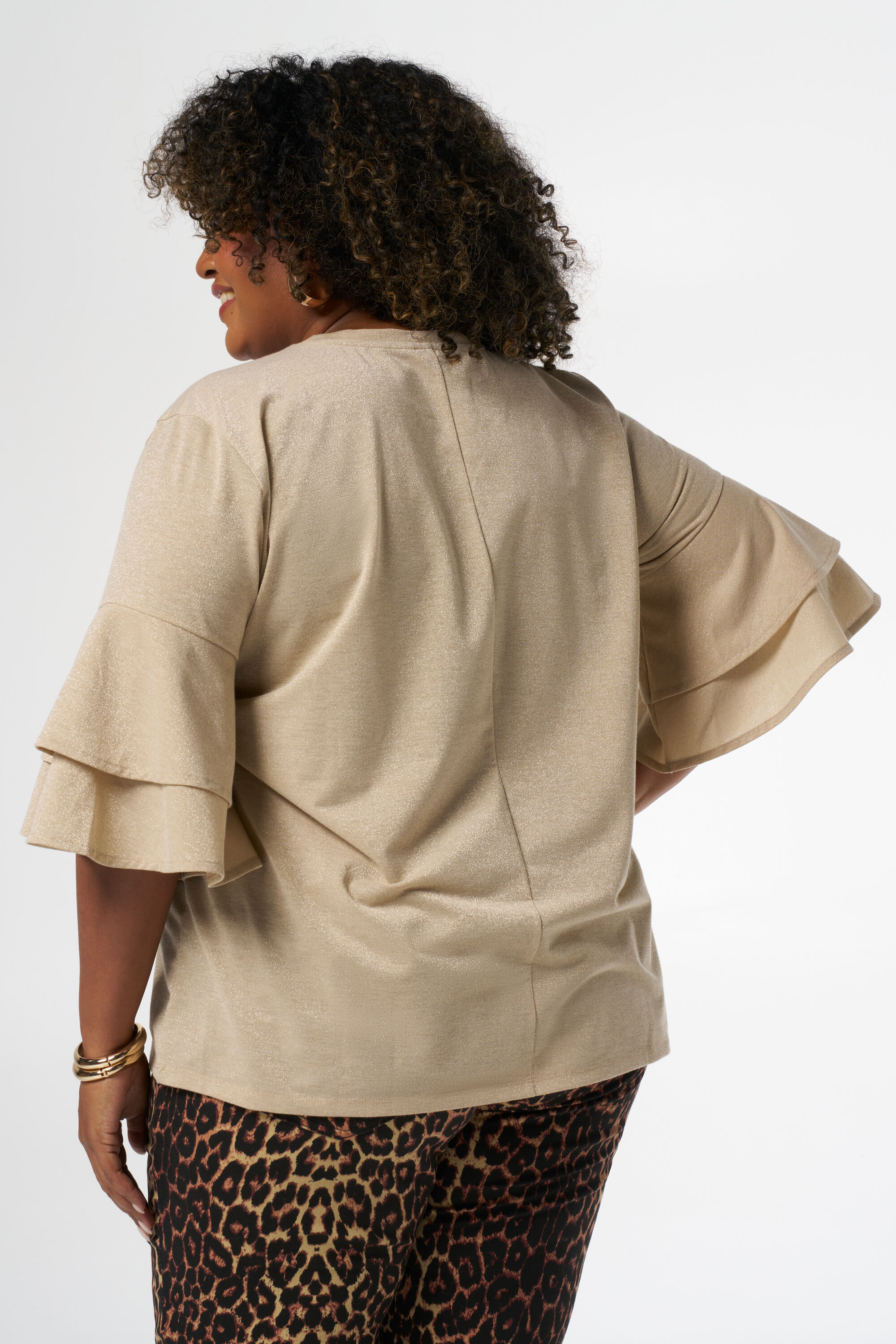 Top met volantmouwen image number 3