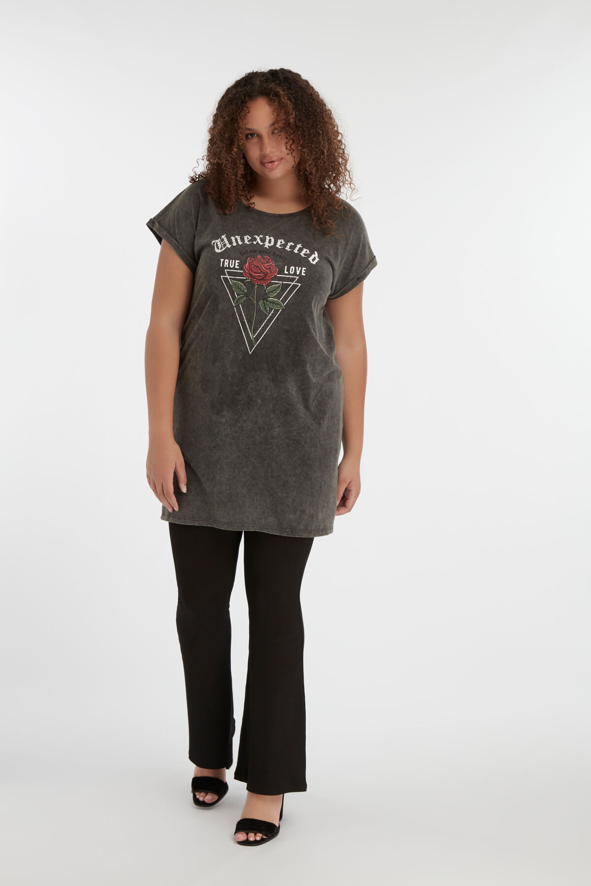 Lang T-shirt met opdruk image number 5