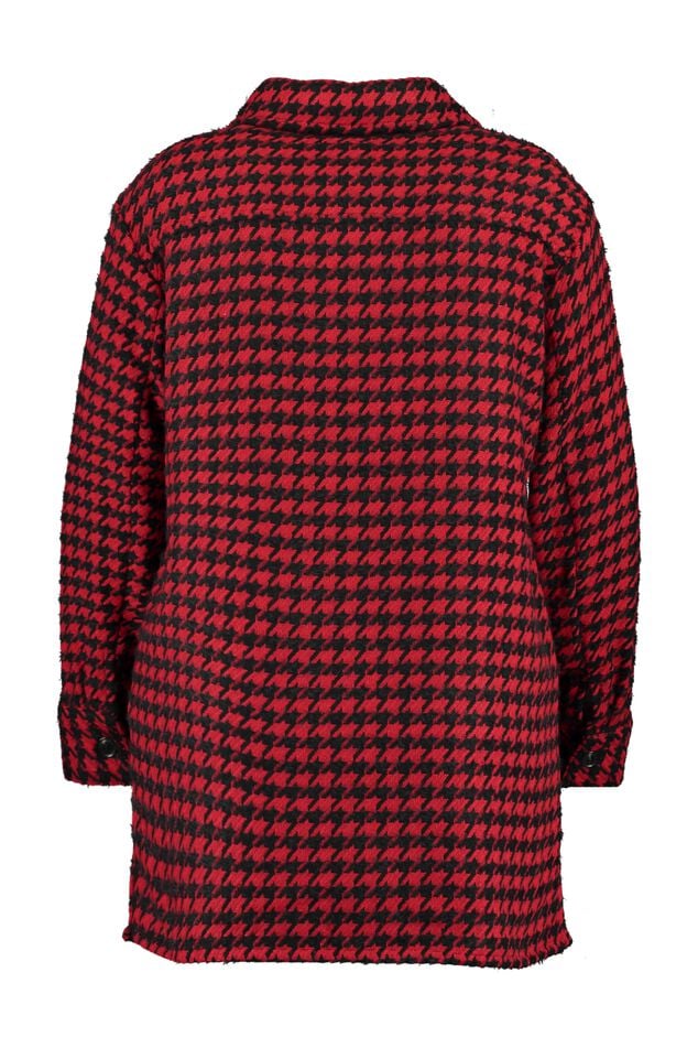 Shacket met pied-de-poule print image number 2