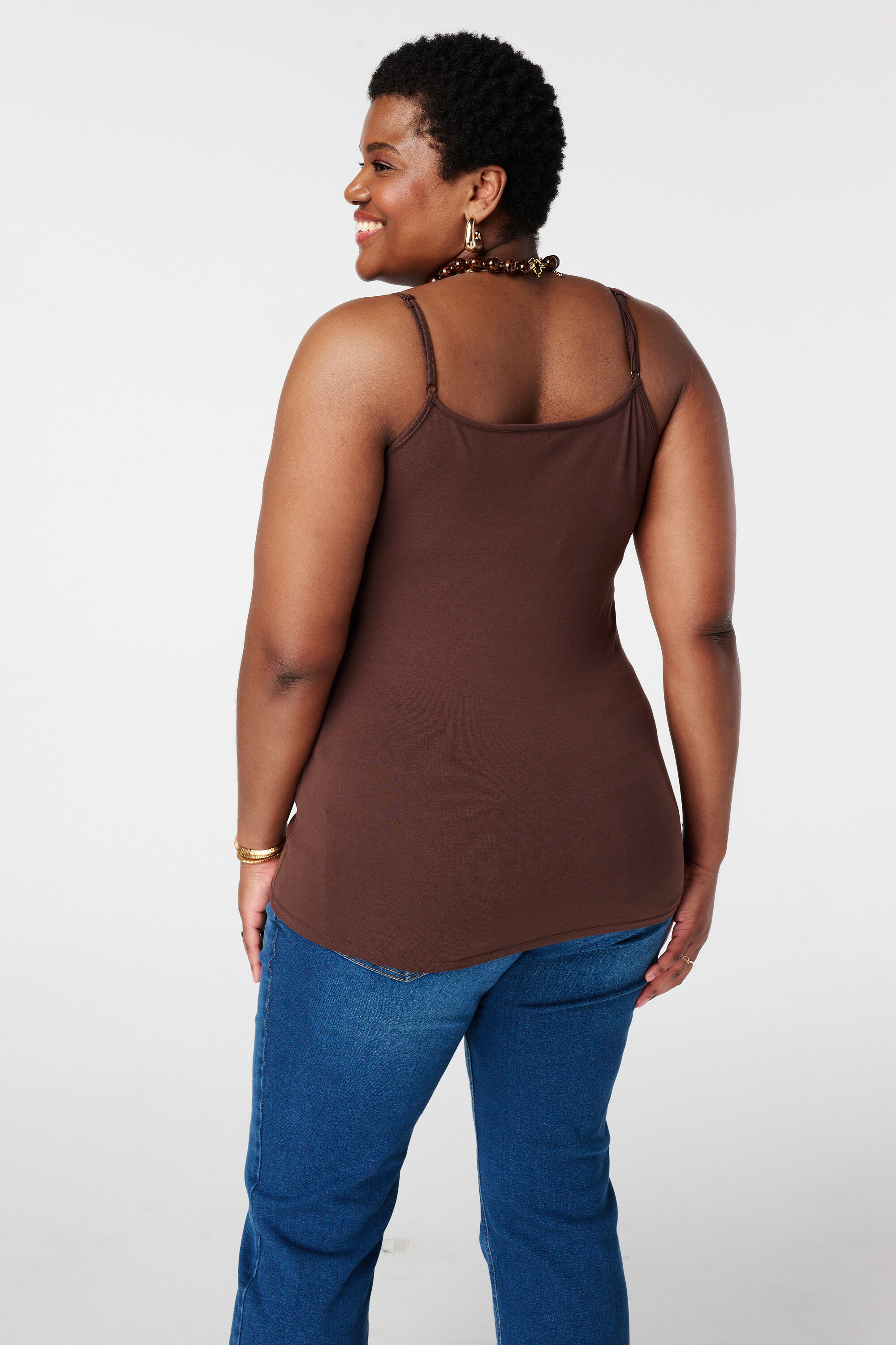 Spaghetti top met stretch image number 3