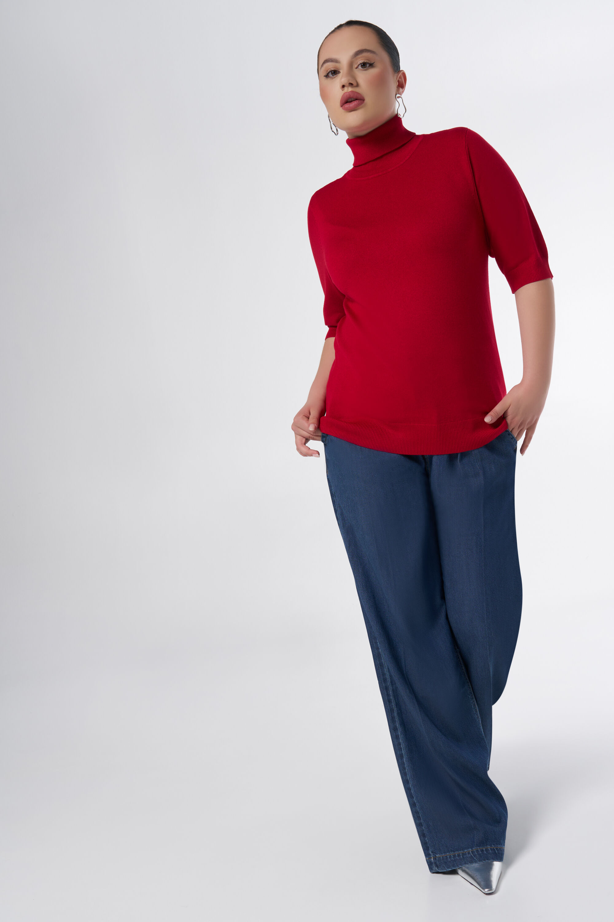 Pull &agrave; col roul&eacute; image number 5