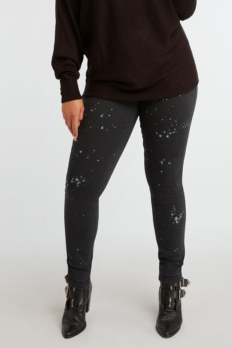 Slim fit tregging POPPY image number 5