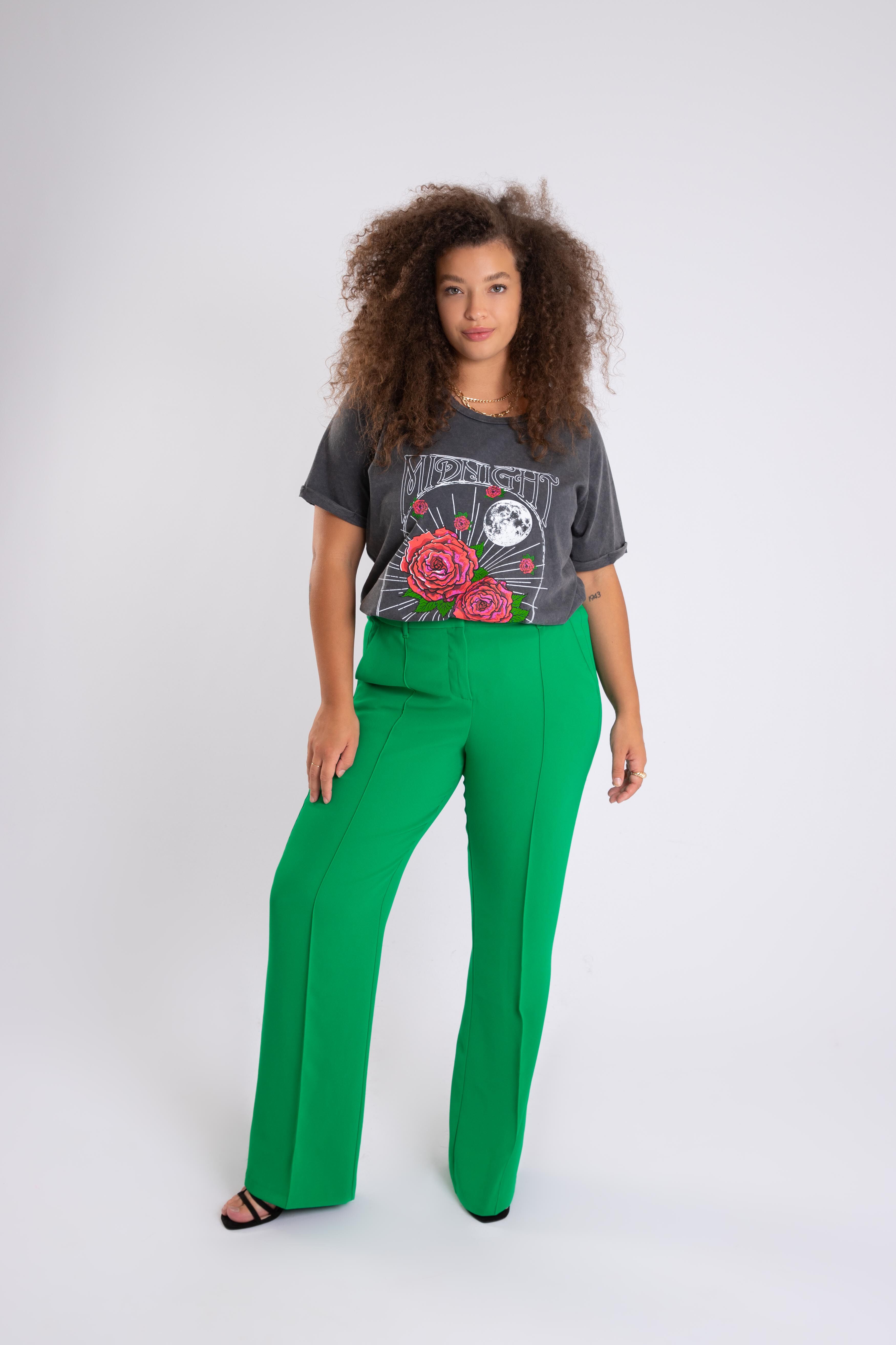 Pantalon met wijde pijpen image number 5