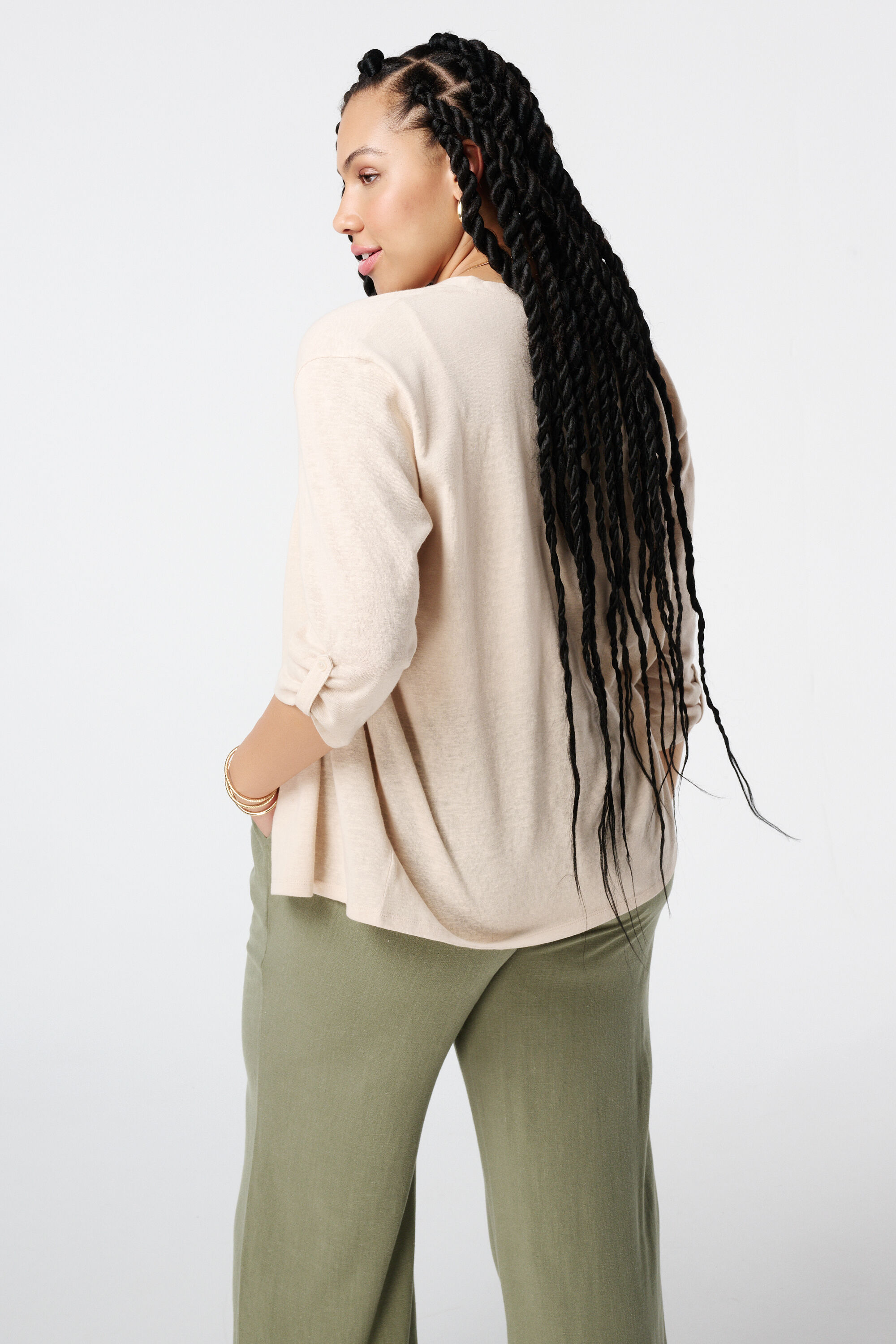 Top met knoopsluiting image number 3