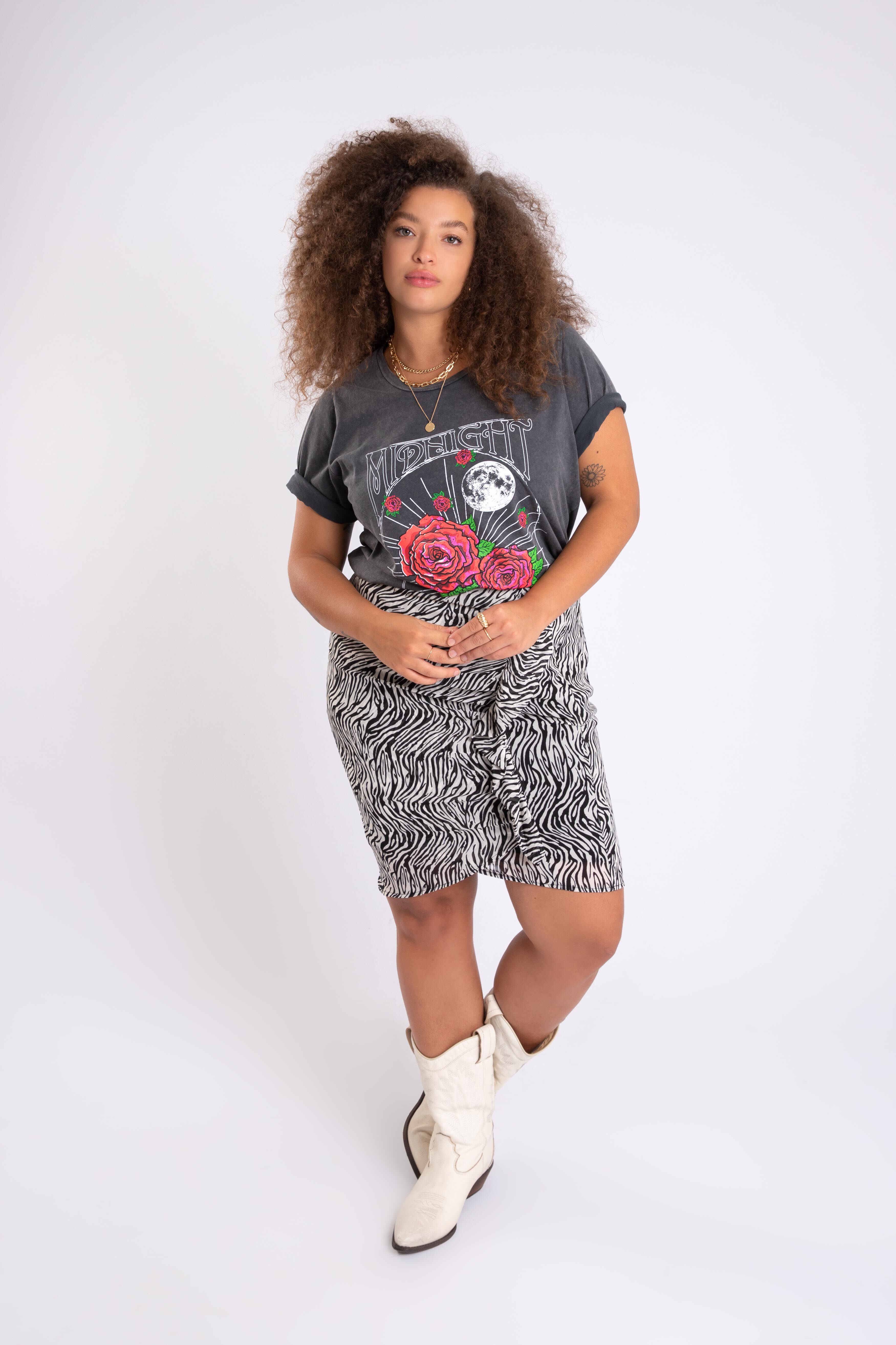 Rok met zebraprint image number 4