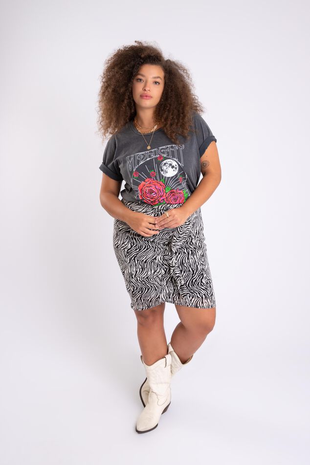 Rok met zebraprint image number 4